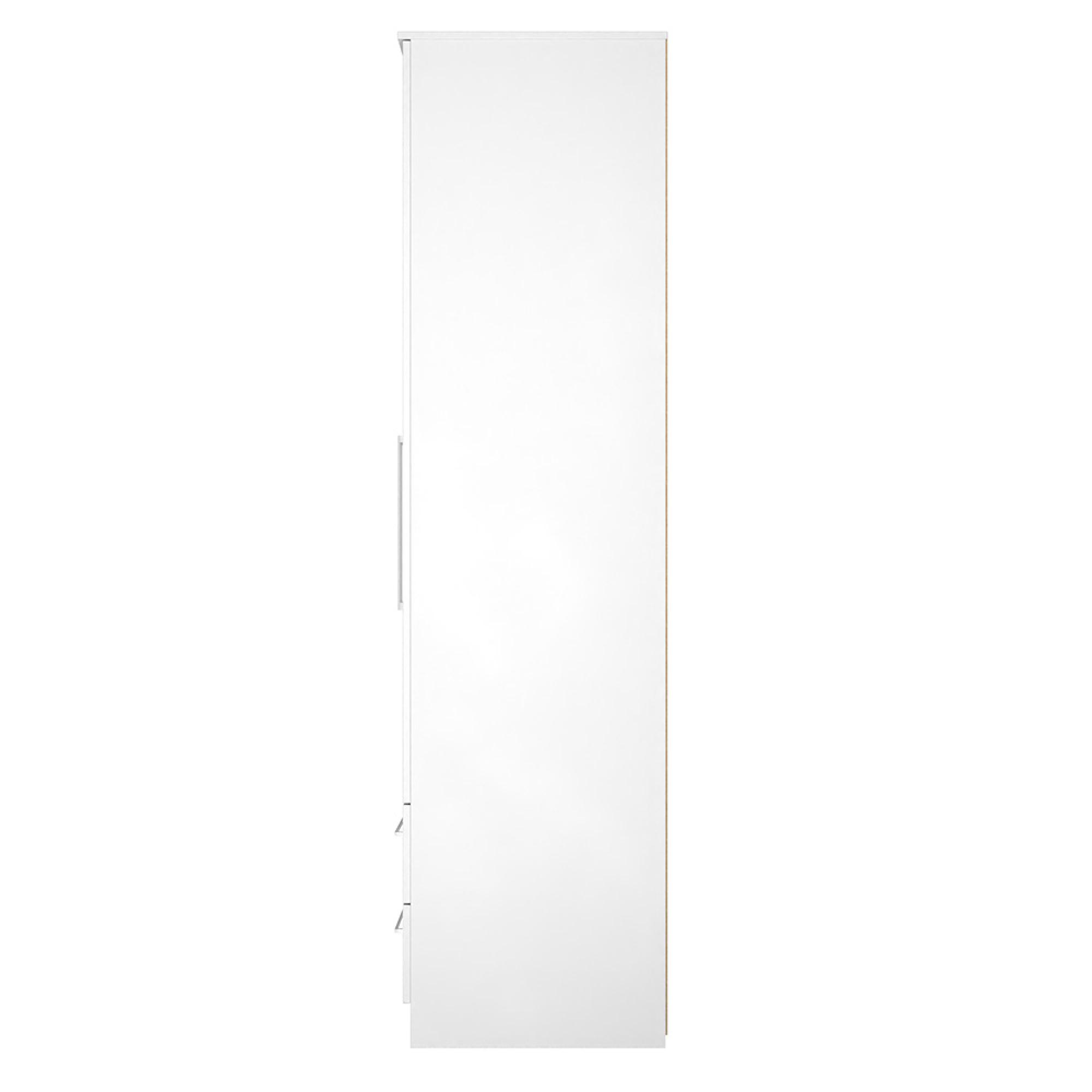 Worcester Wardrobe - 2 Door - 2 Drawer - Tall - White