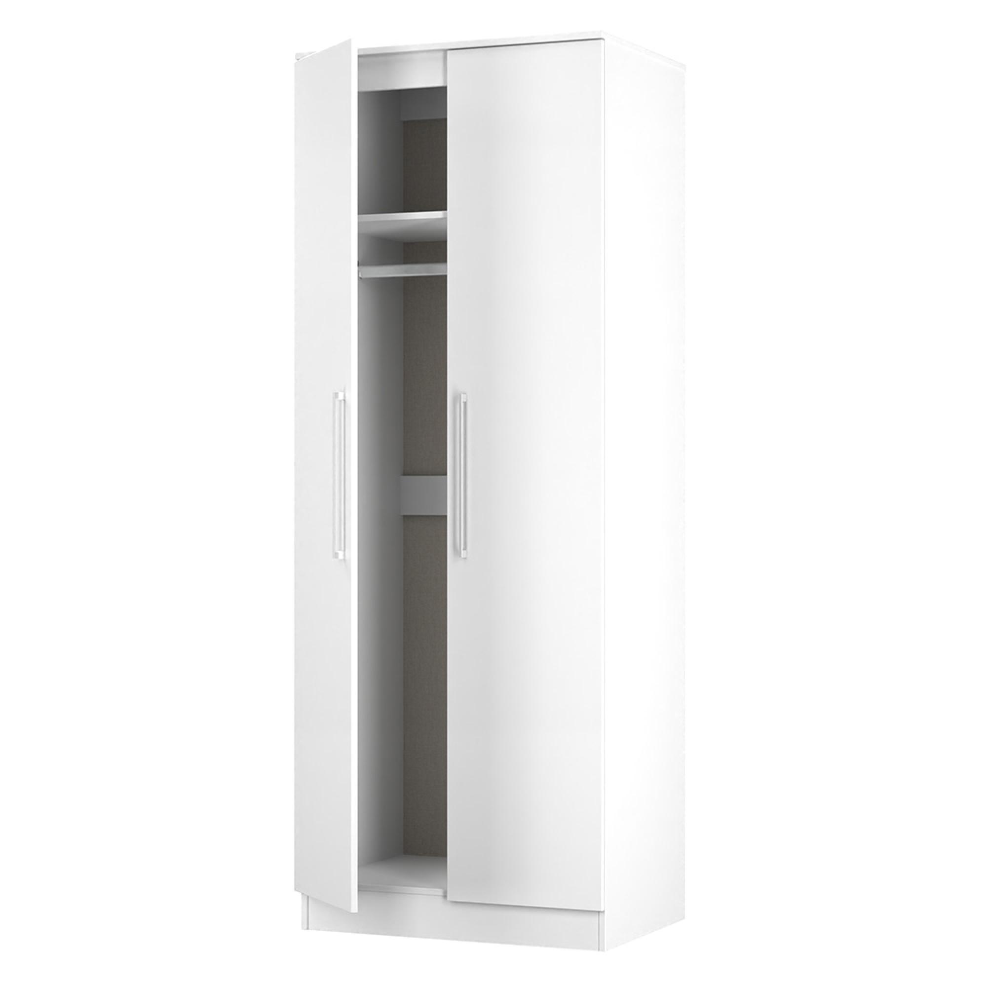 Worcester Wardrobe - 2 Door - Plain - Tall - White