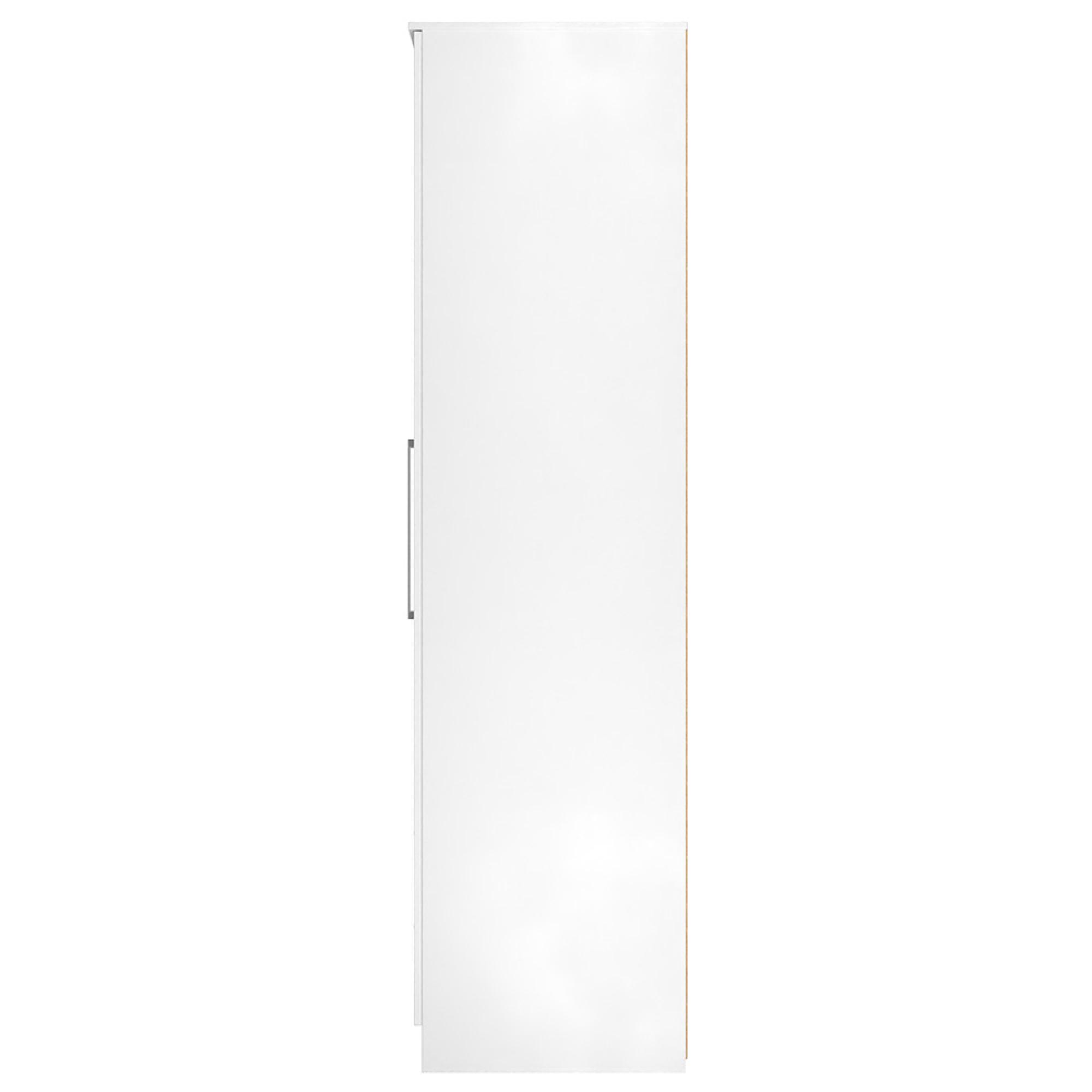 Worcester Wardrobe - 3 Door - LHF 2 Drawers - Tall - Combi - White