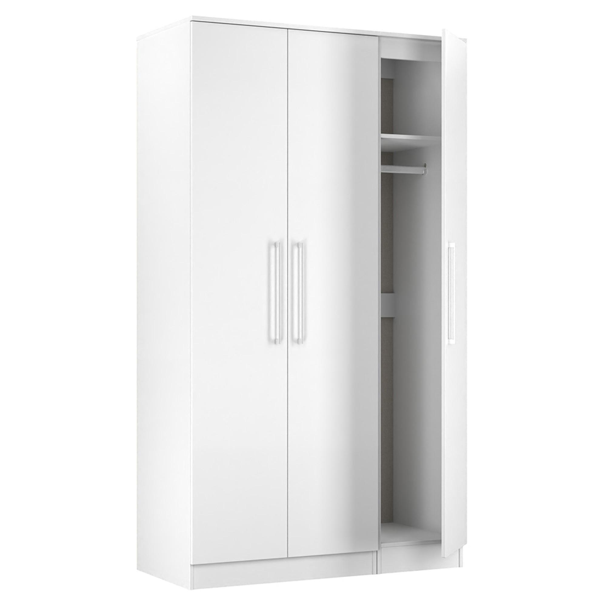Worcester Wardrobe - 3 Door - Tall - Triple - White