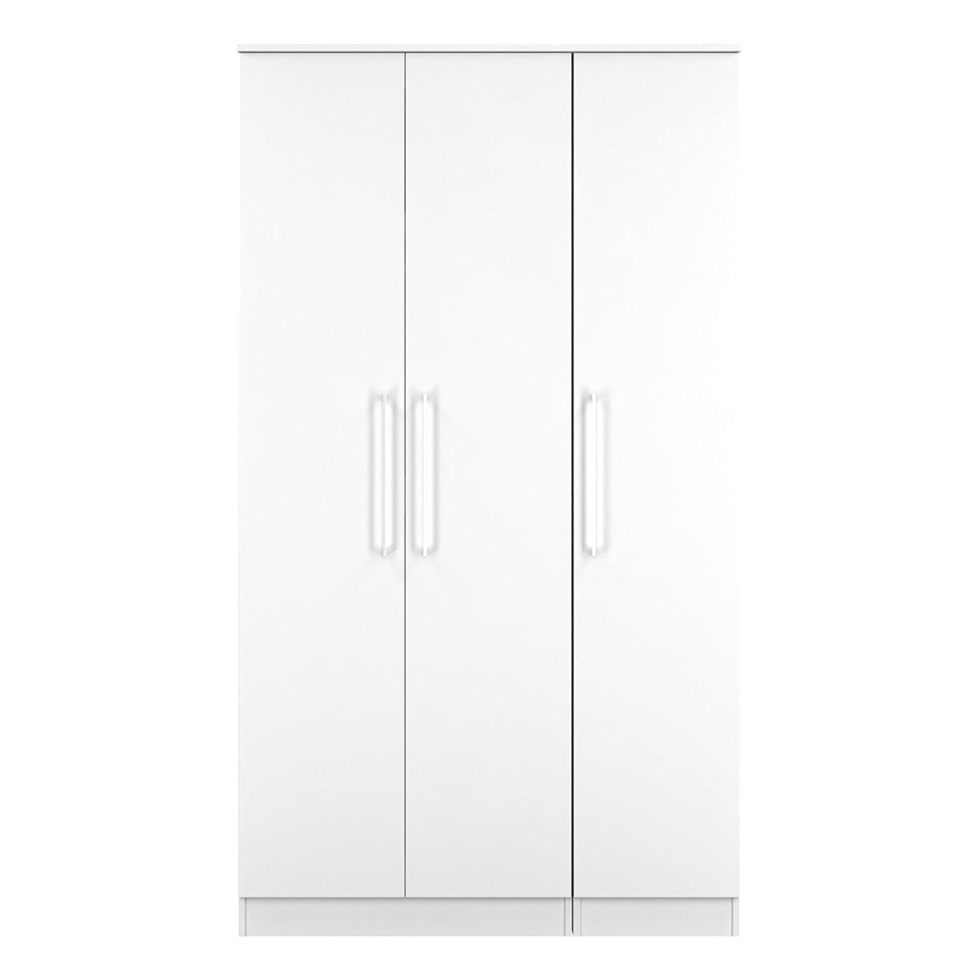 Worcester Wardrobe - 3 Door - Tall - Triple - White