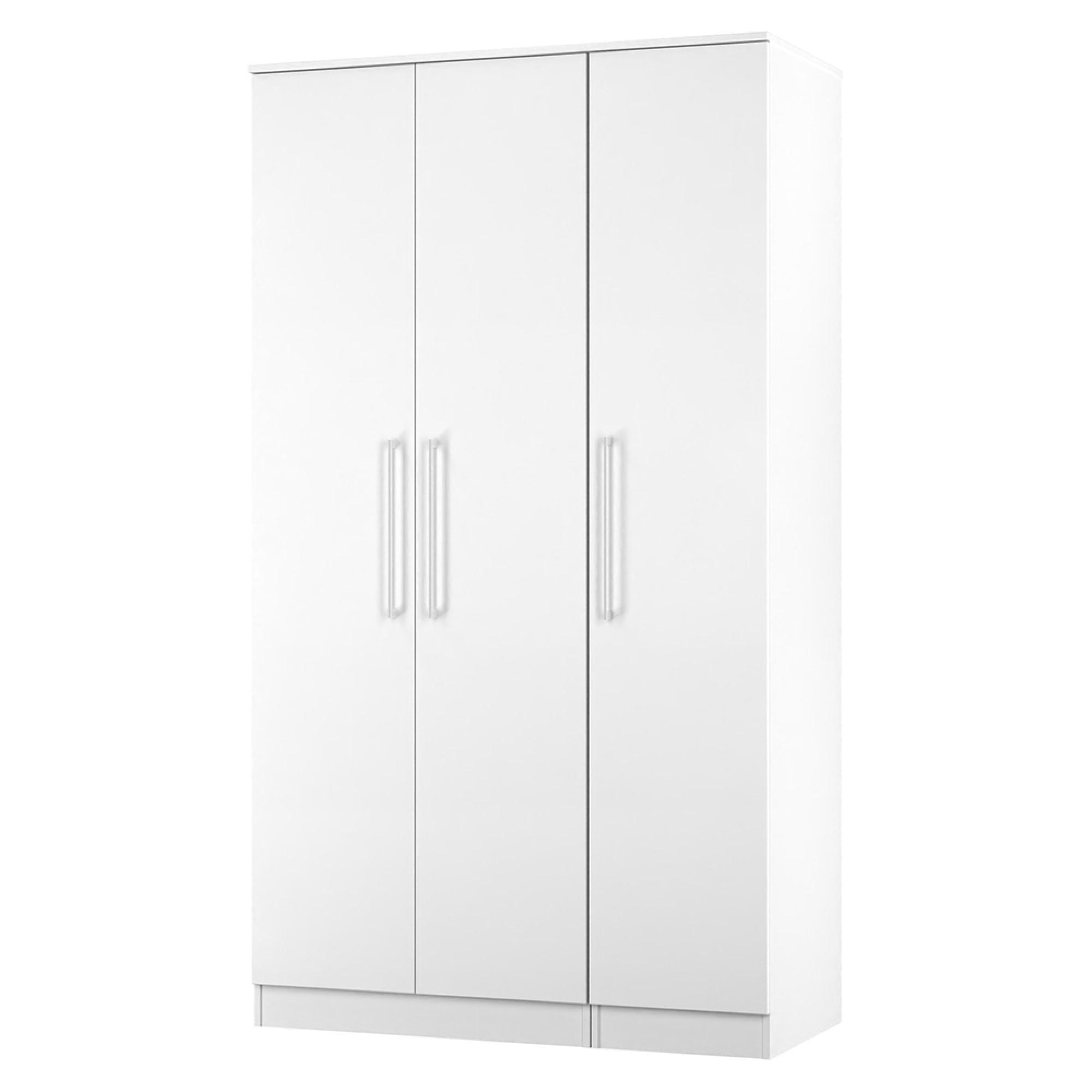 Worcester Wardrobe - 3 Door - Tall - Triple - White