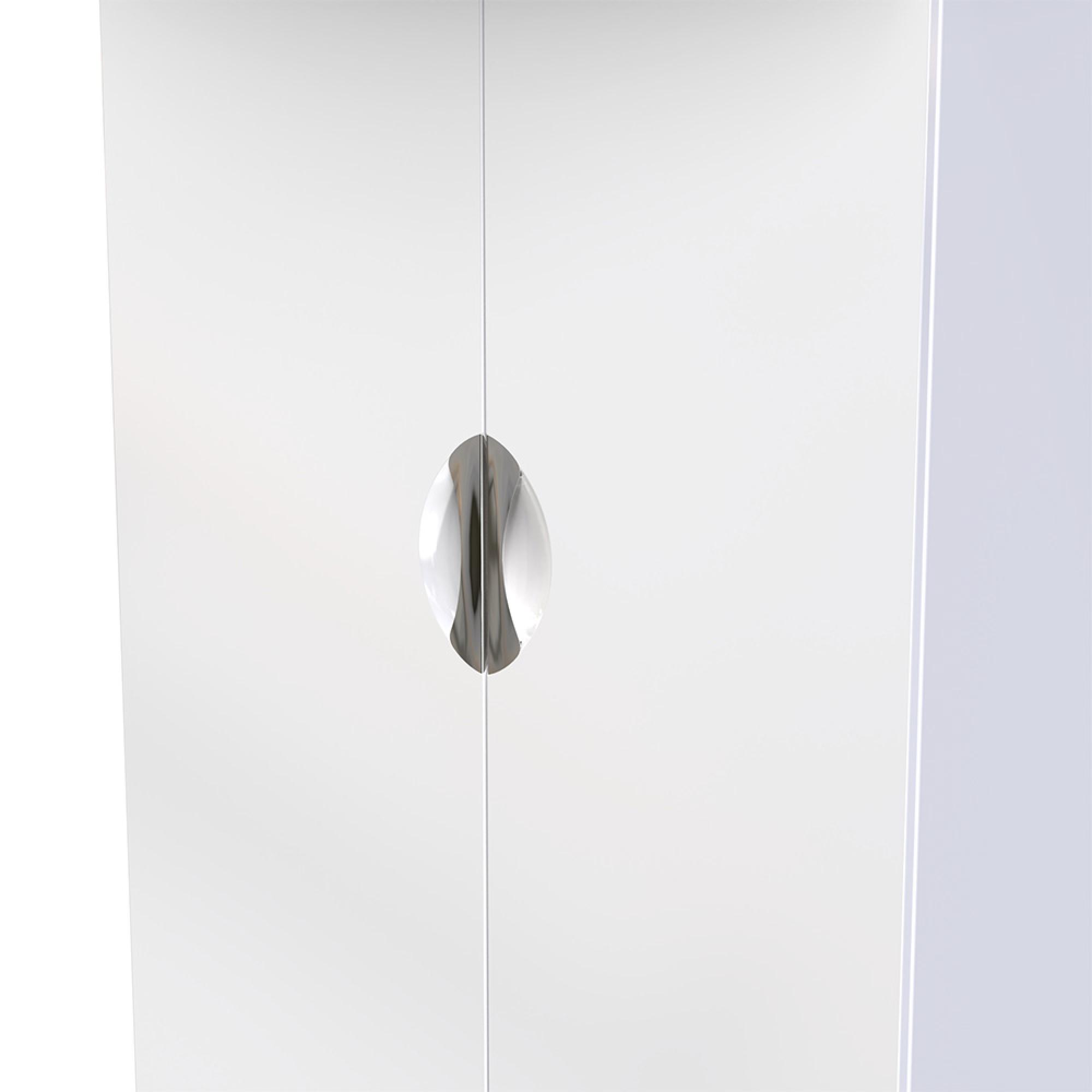 Camden Wardrobe - 2 Door - Plain - White Gloss