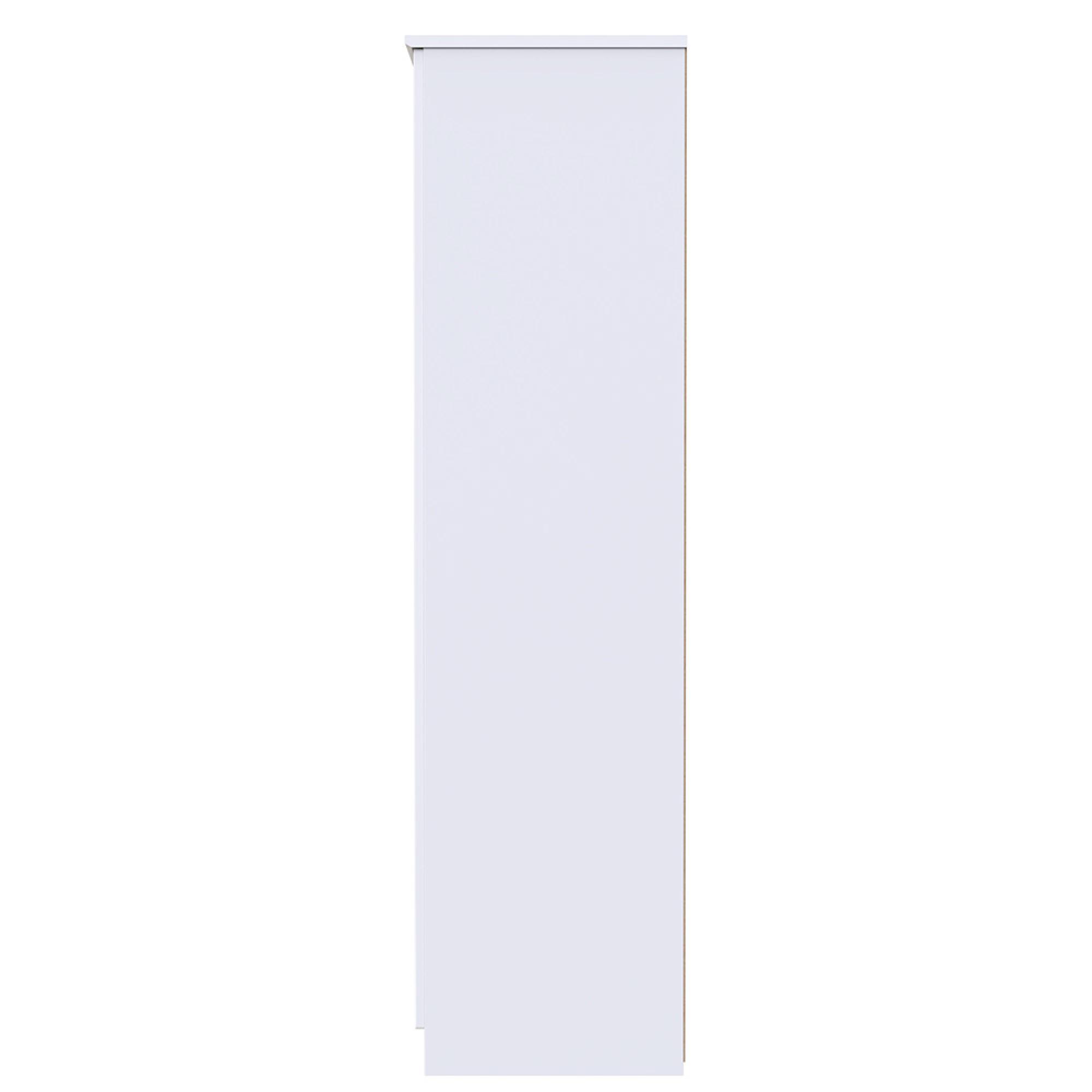 Camden Wardrobe - 3 Door - Tall Triple - White Gloss