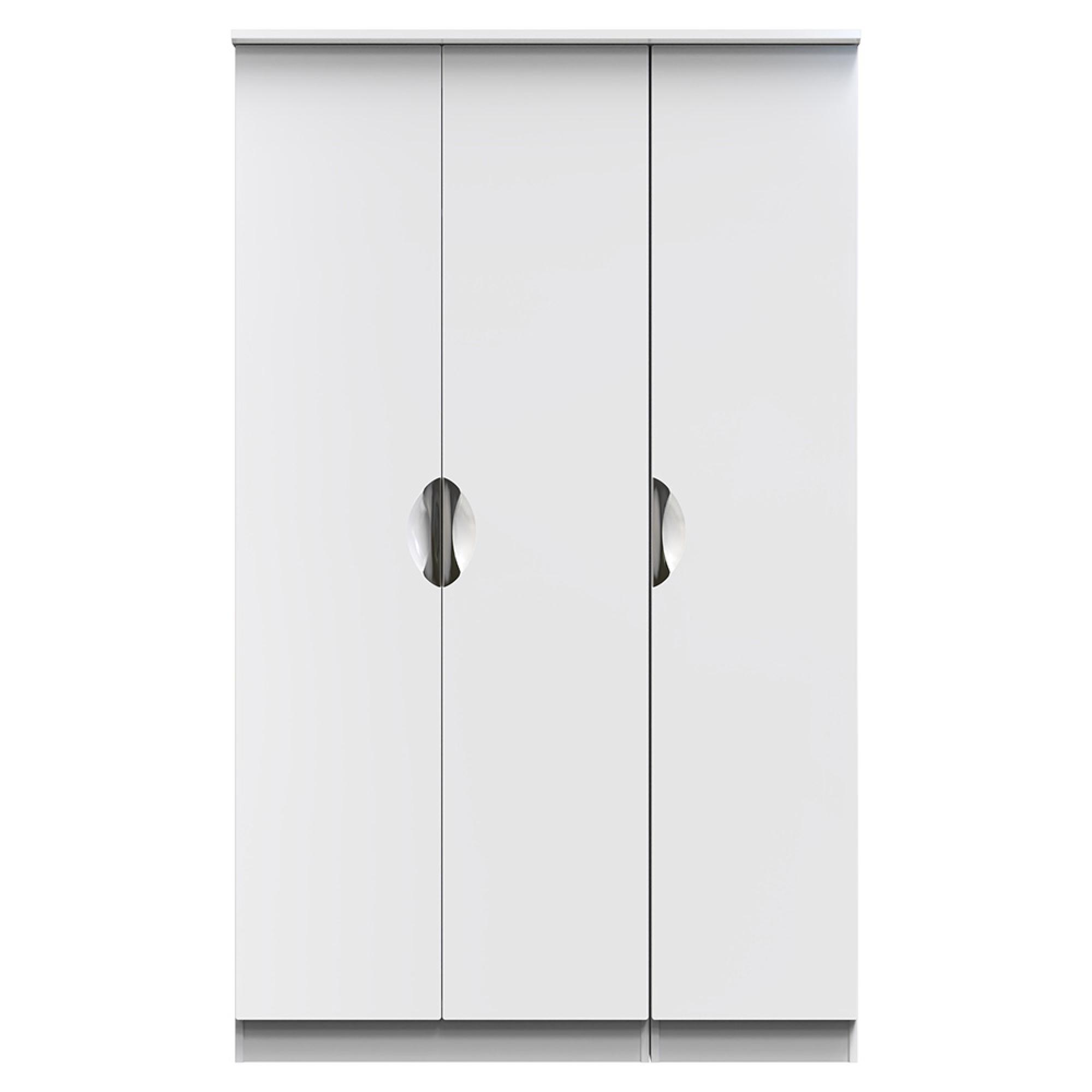 Camden Wardrobe - 3 Door - Triple - White Gloss