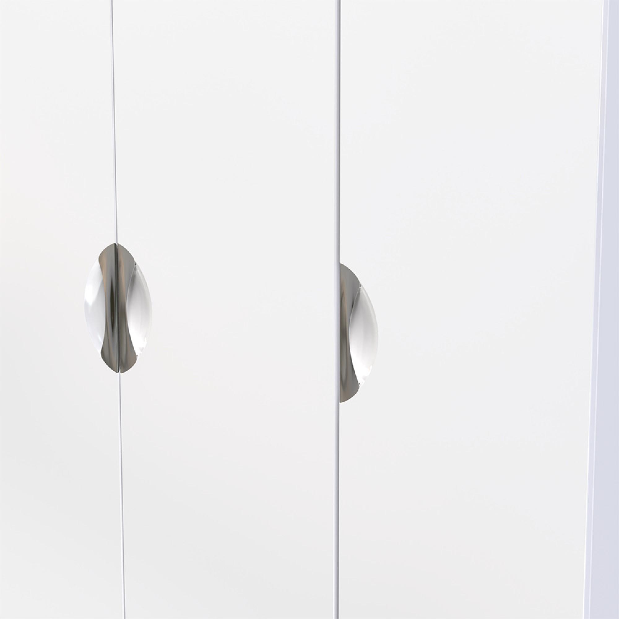 Camden Wardrobe - 3 Door - Triple - White Gloss
