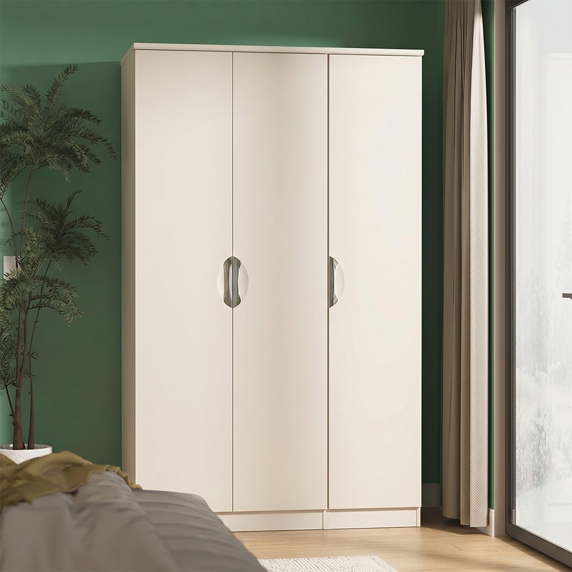 Camden Wardrobe - 3 Door - Tall Triple - Cashmere