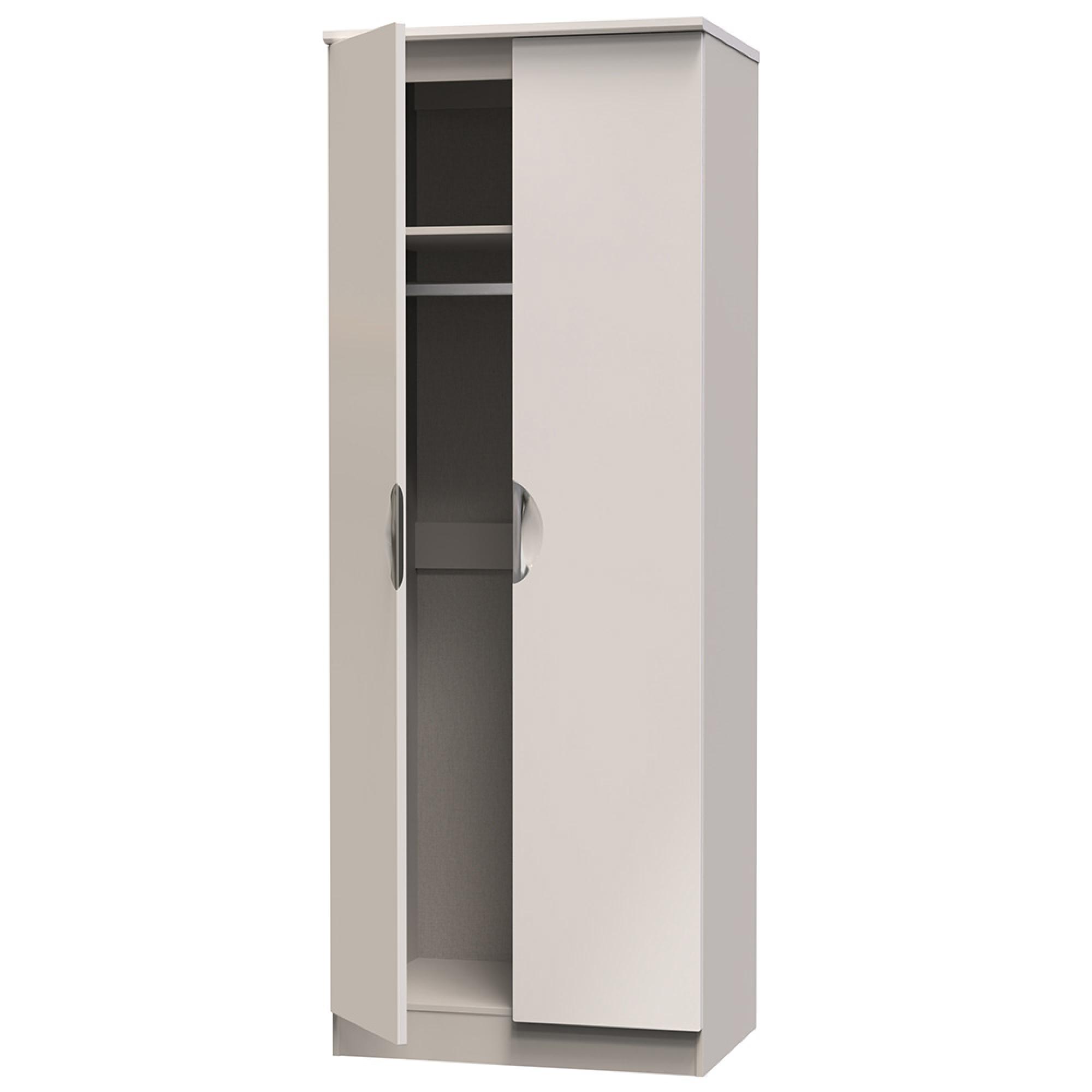 Camden Wardrobe - 2 Door - Plain - Cashmere