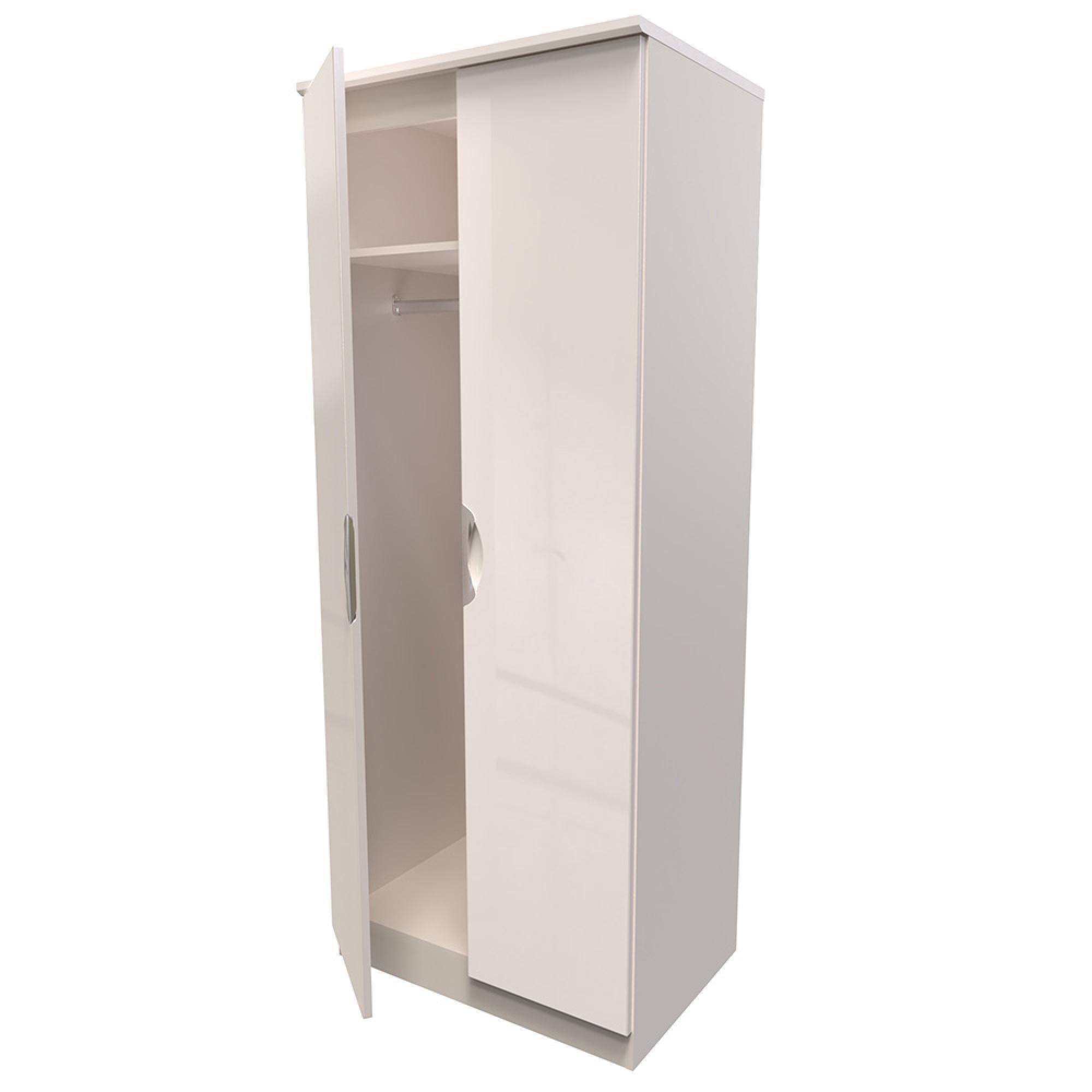 Camden Wardrobe - 2 Door - Plain Tall - Cashmere