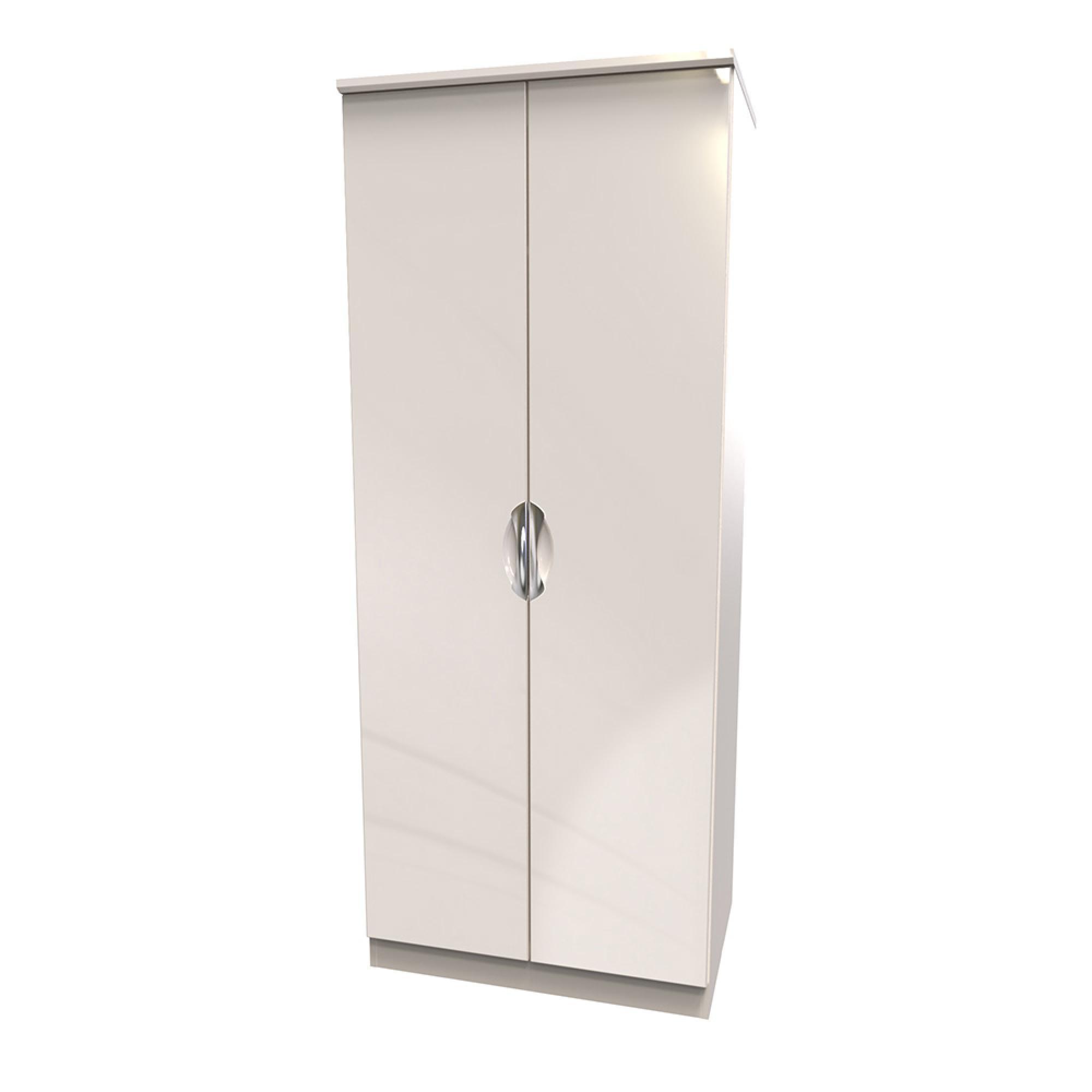 Camden Wardrobe - 2 Door - Plain Tall - Cashmere