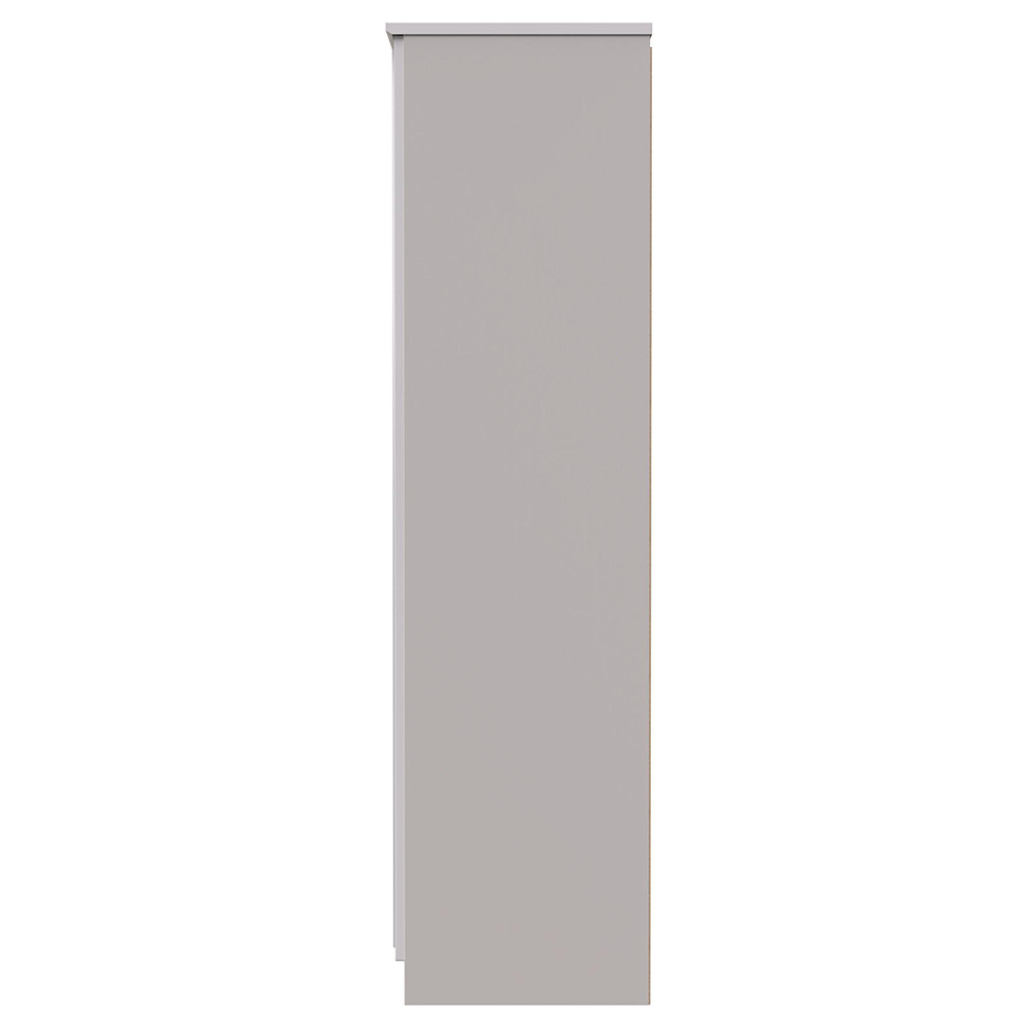Camden Wardrobe - 2 Door with 1 Mirror - Cashmere