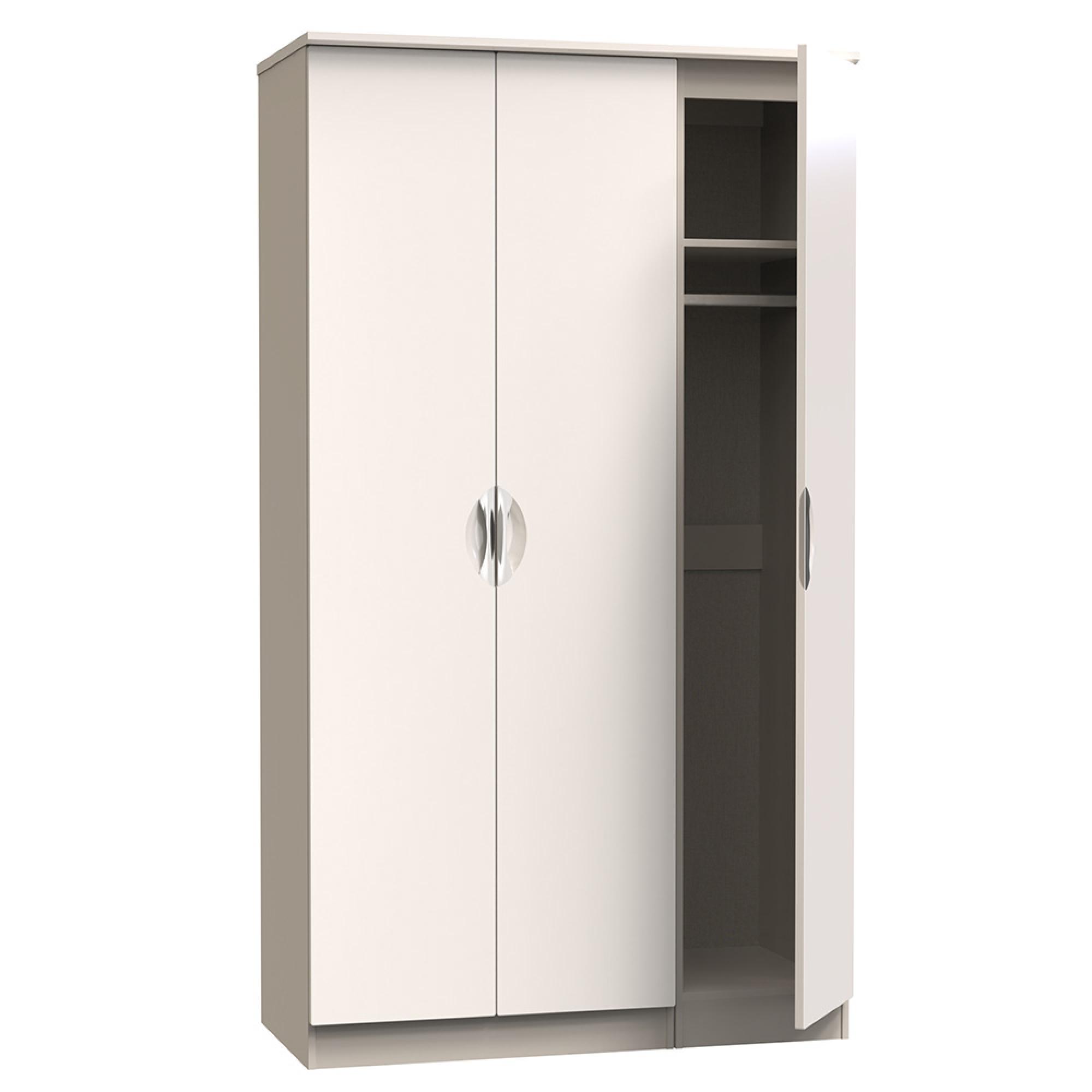 Camden Wardrobe - 3 Door - Tall Triple - Cashmere
