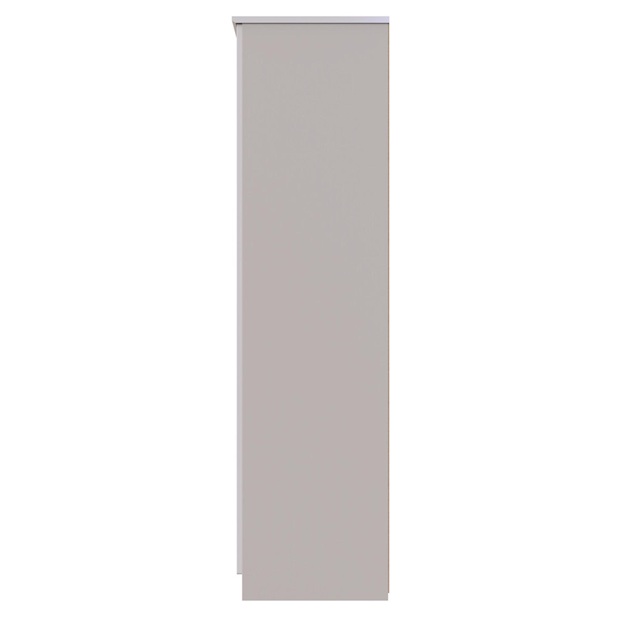 Camden Wardrobe - 3 Door - Tall Triple - LHF 2 Drawers - Cashmere