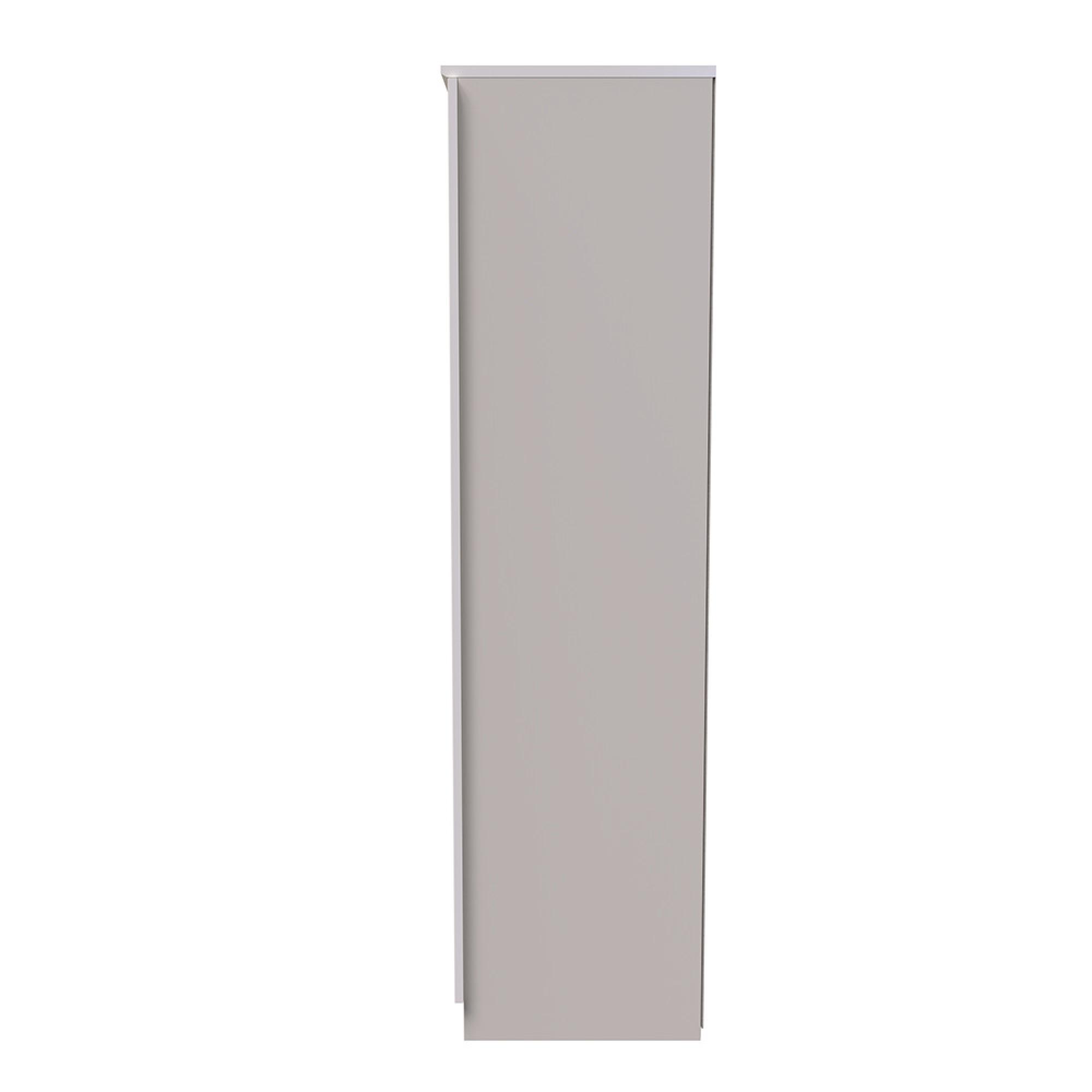 Camden Wardrobe - 3 Door - Tall Triple with 1 Mirror - Cashmere