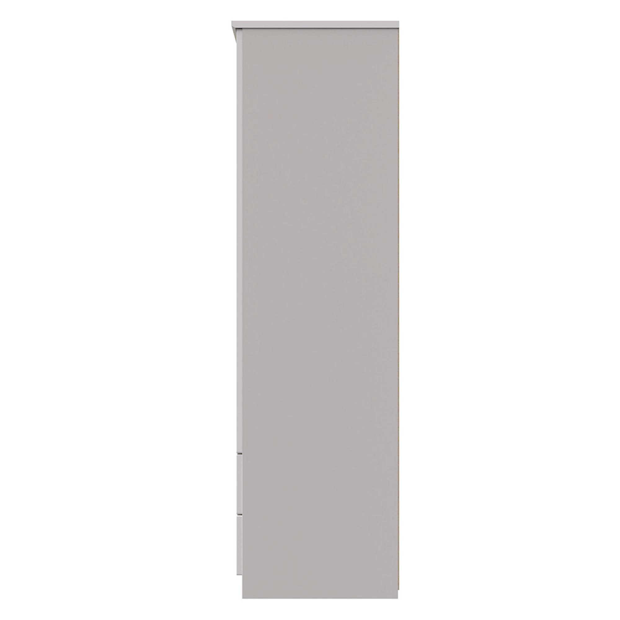 Camden Wardrobe - 3 Door - Triple - with RHF 2 Drawers - Cashmere