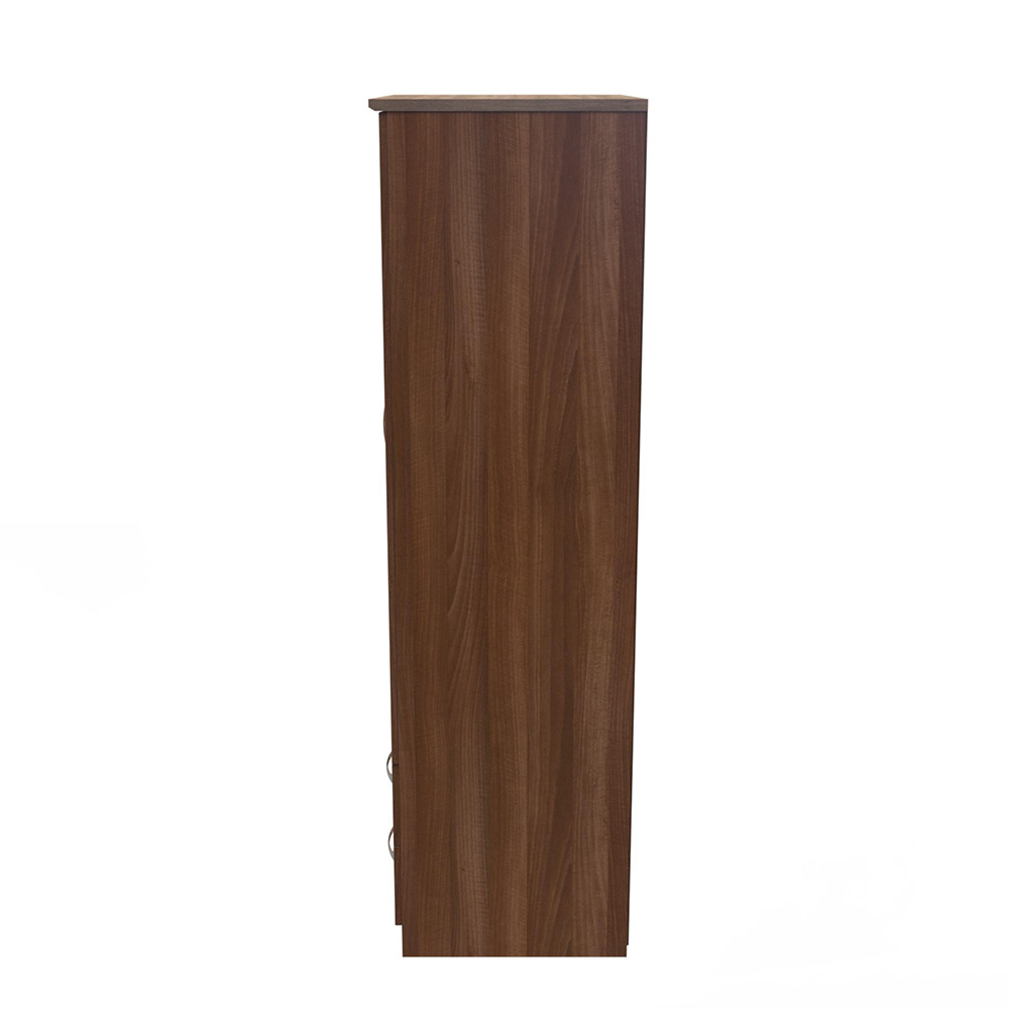Avon Wardrobe - 2 Door - 2 Drawers - Double - Walnut