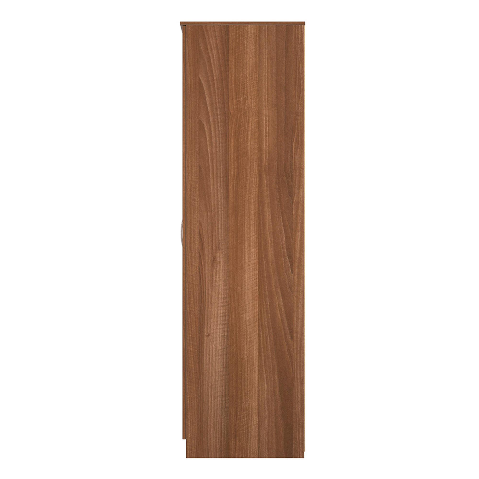 Avon Wardrobe - 2 Door - Plain - Walnut