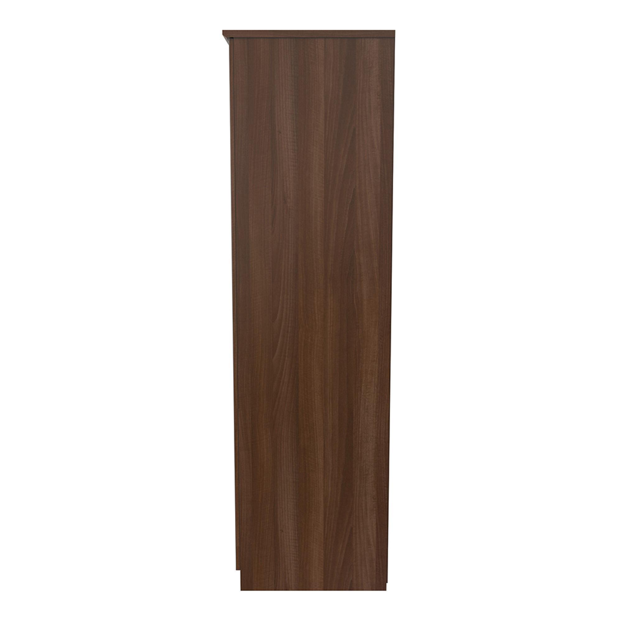 Avon Wardrobe - 2 Door - RHF 3 Drawers - Walnut