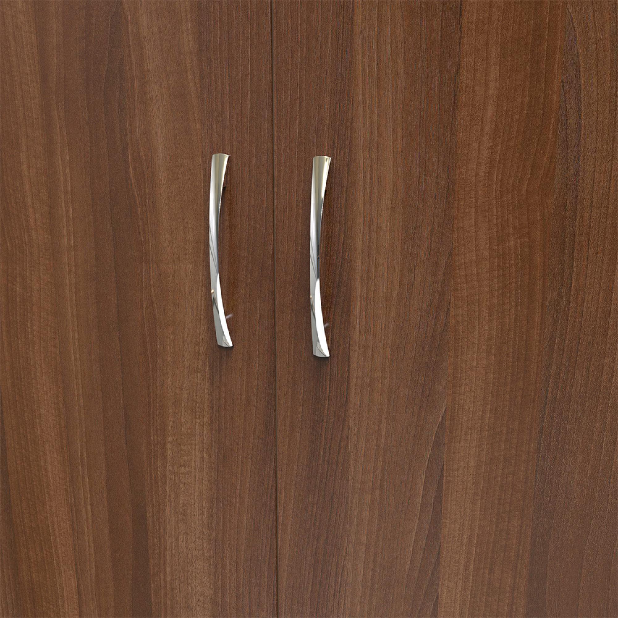 Avon Wardrobe - 3 Door - Triple - with RHF 2 Drawers - Walnut