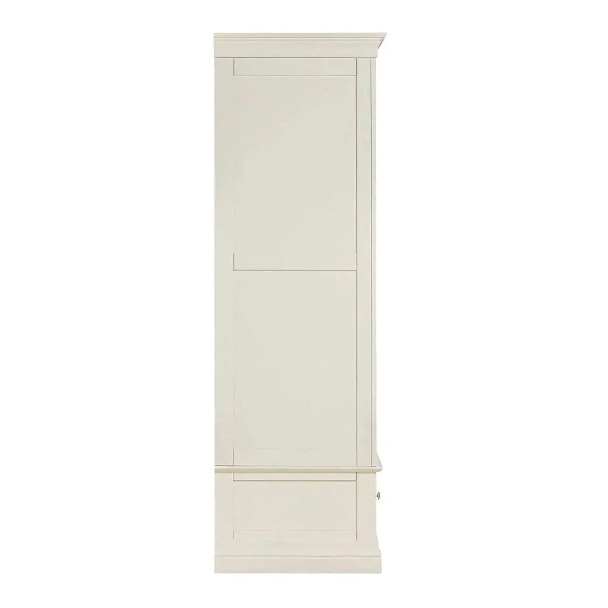Paisley Wardrobe - 3 Door - 2 Drawer - Cream Painted