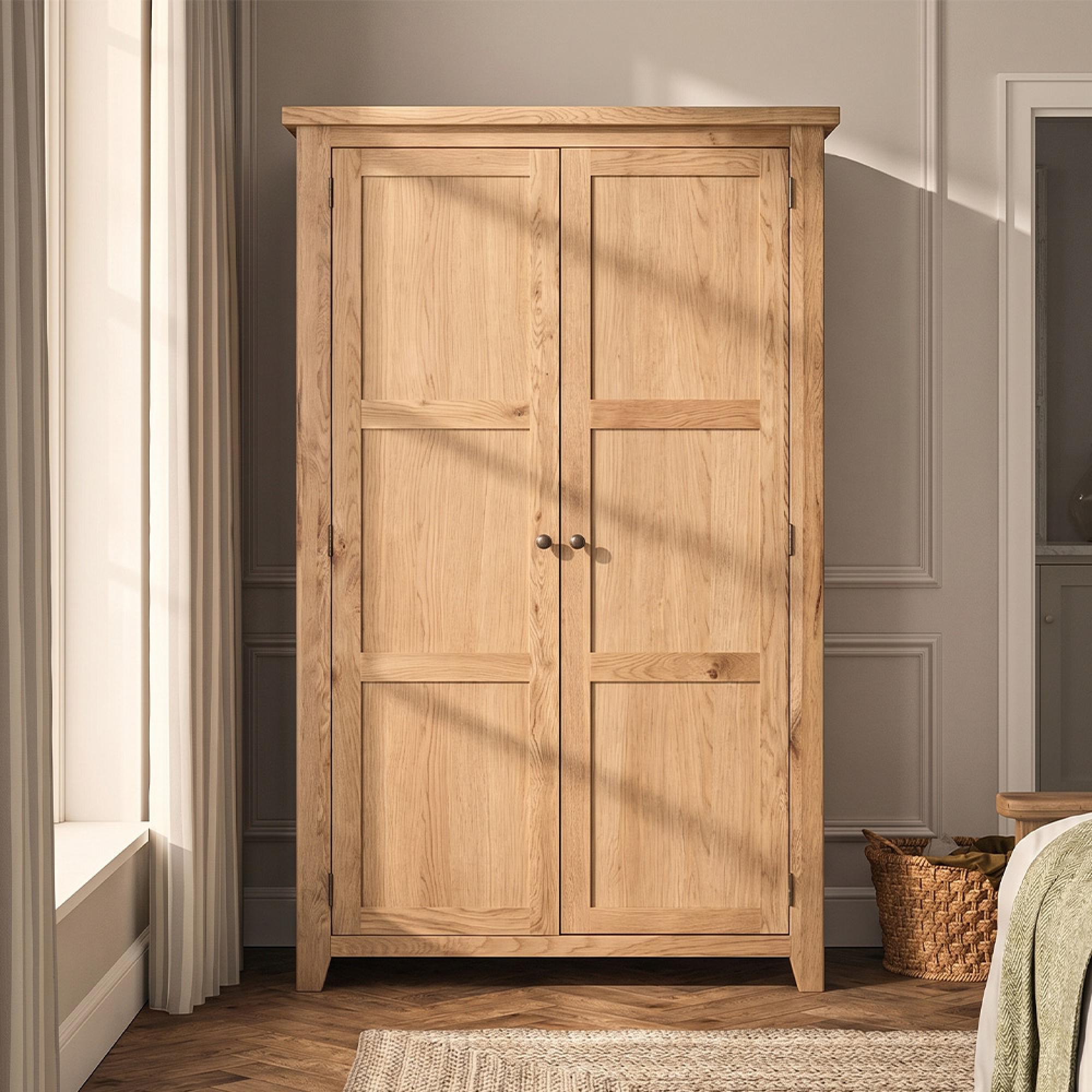 Appleby Wardrobe - 2 Door - Hanging - Oak