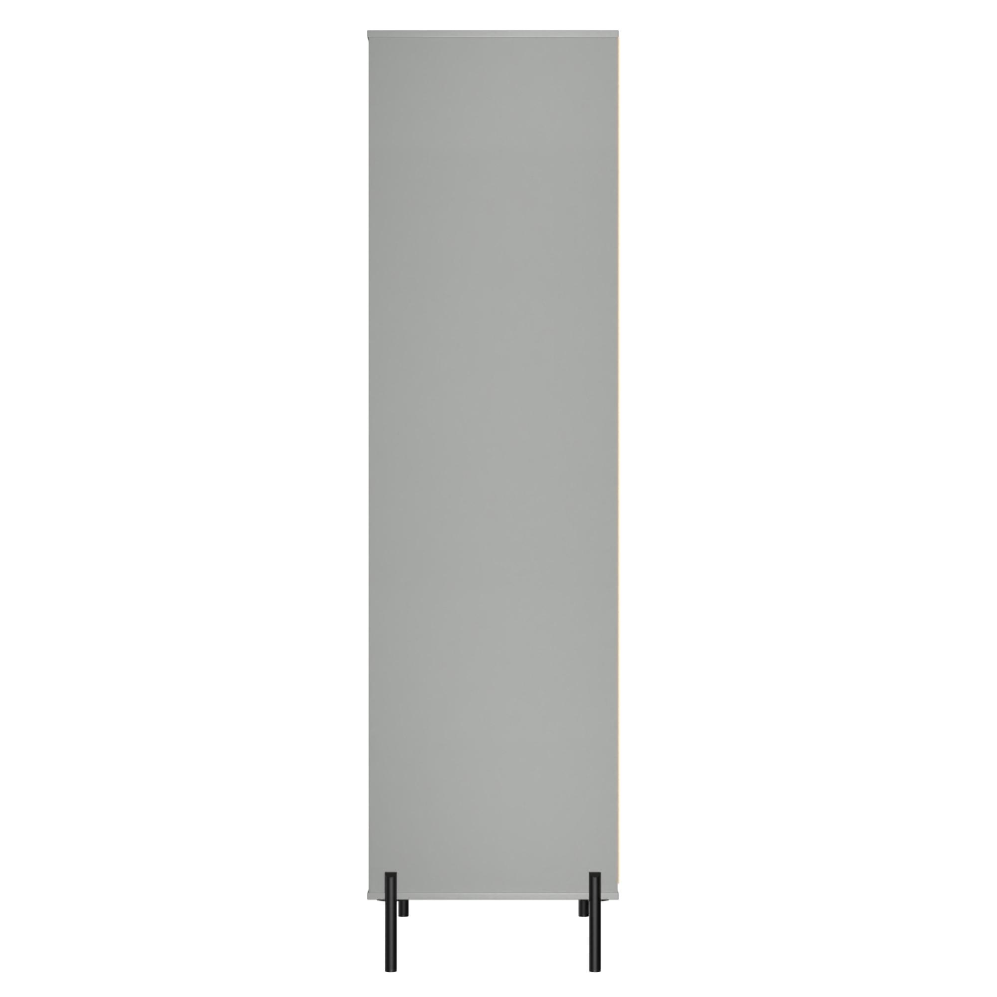 Leona Wardrobe - 2 Door - 2 Drawer - Tall - Dusk Grey