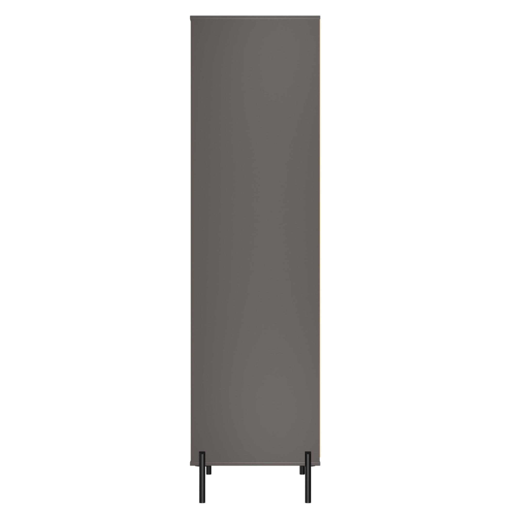 Leona Wardrobe - 2 Door - 2 Drawer - Tall - Graphite