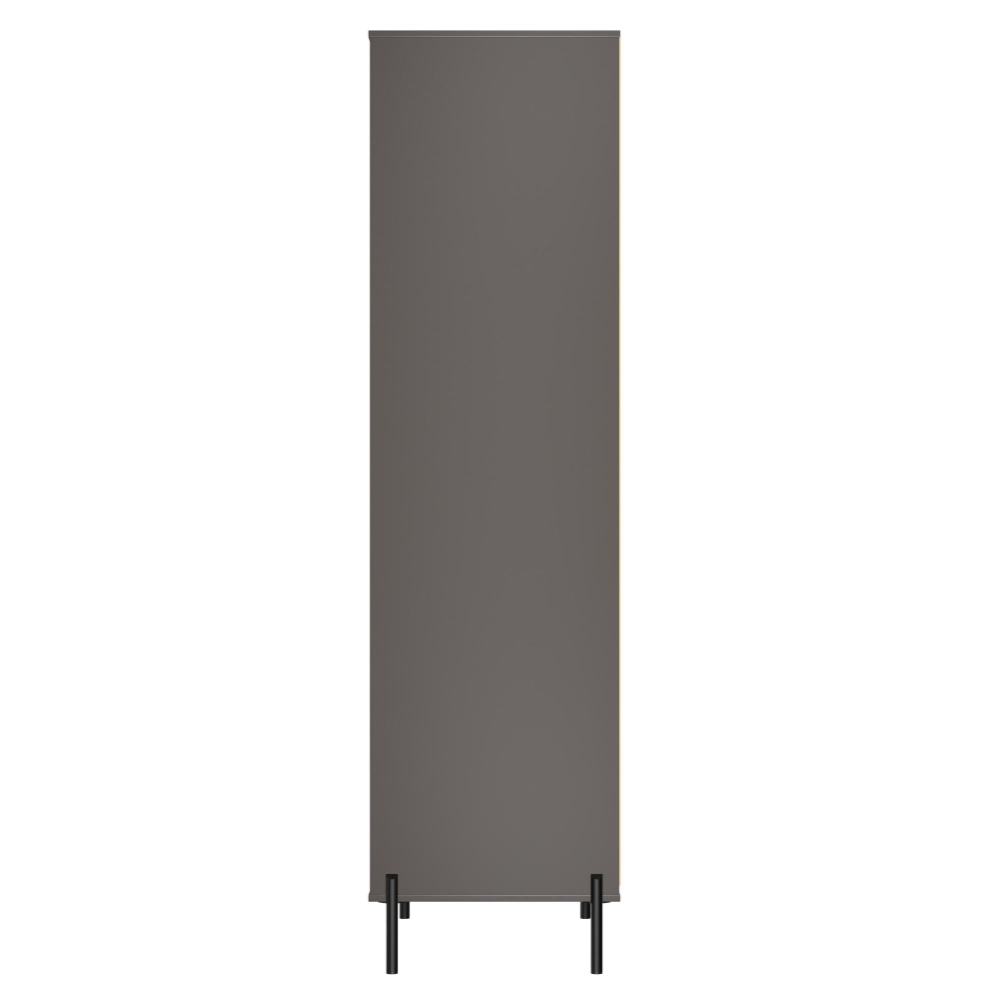 Leona Wardrobe - 2 Door - Tall - Graphite