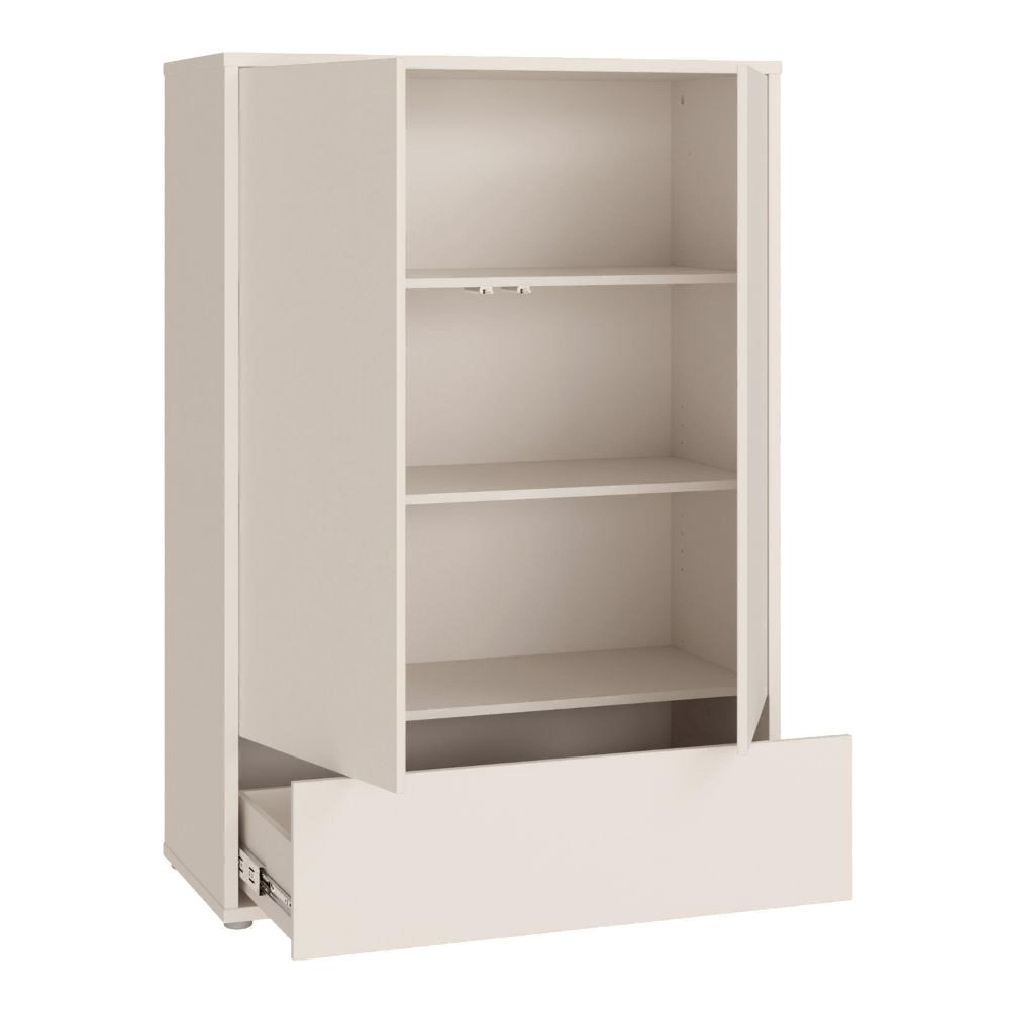 Alice Springs Wardrobe - 2 Door - 1 Drawer - Sand