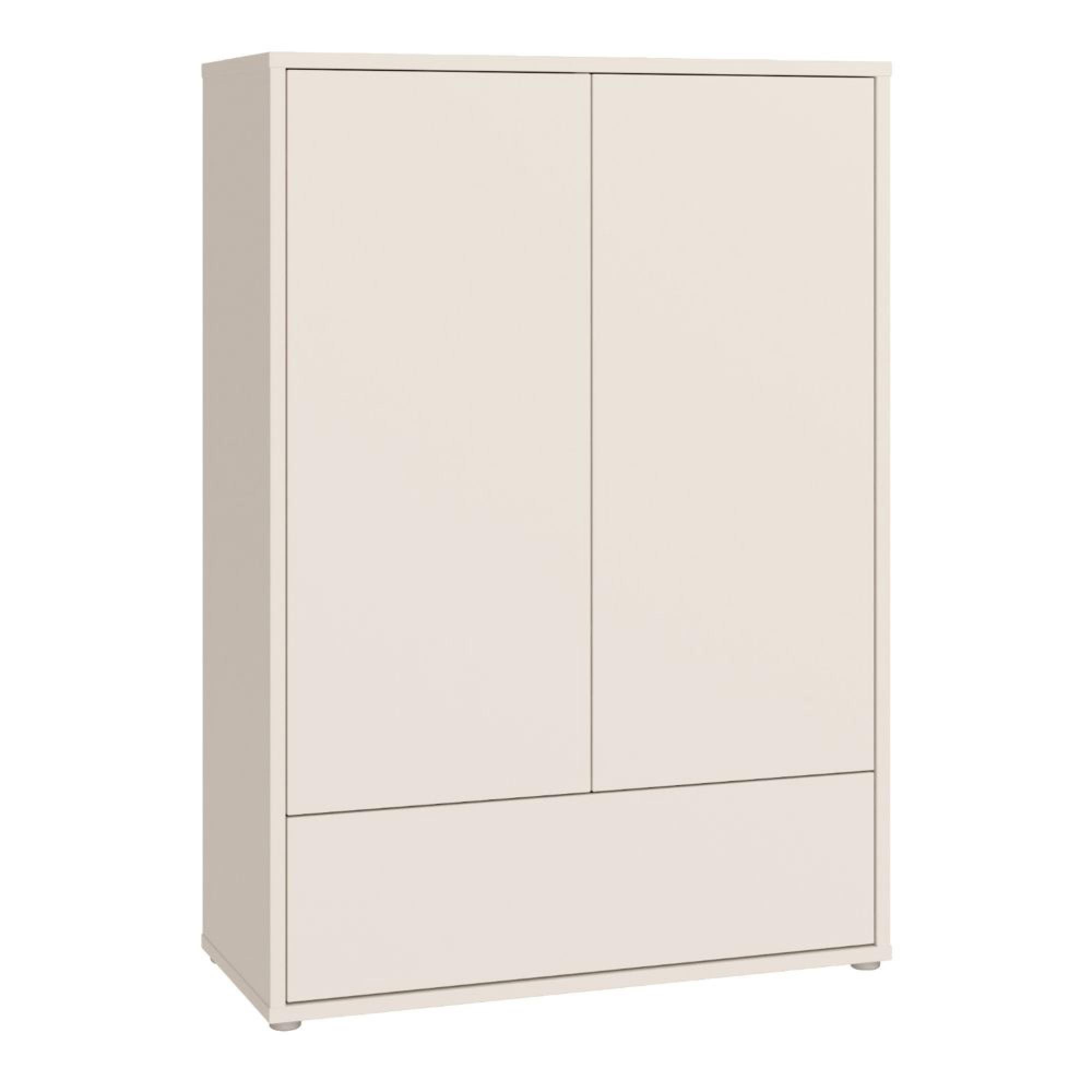 Alice Springs Wardrobe - 2 Door - 1 Drawer - Sand