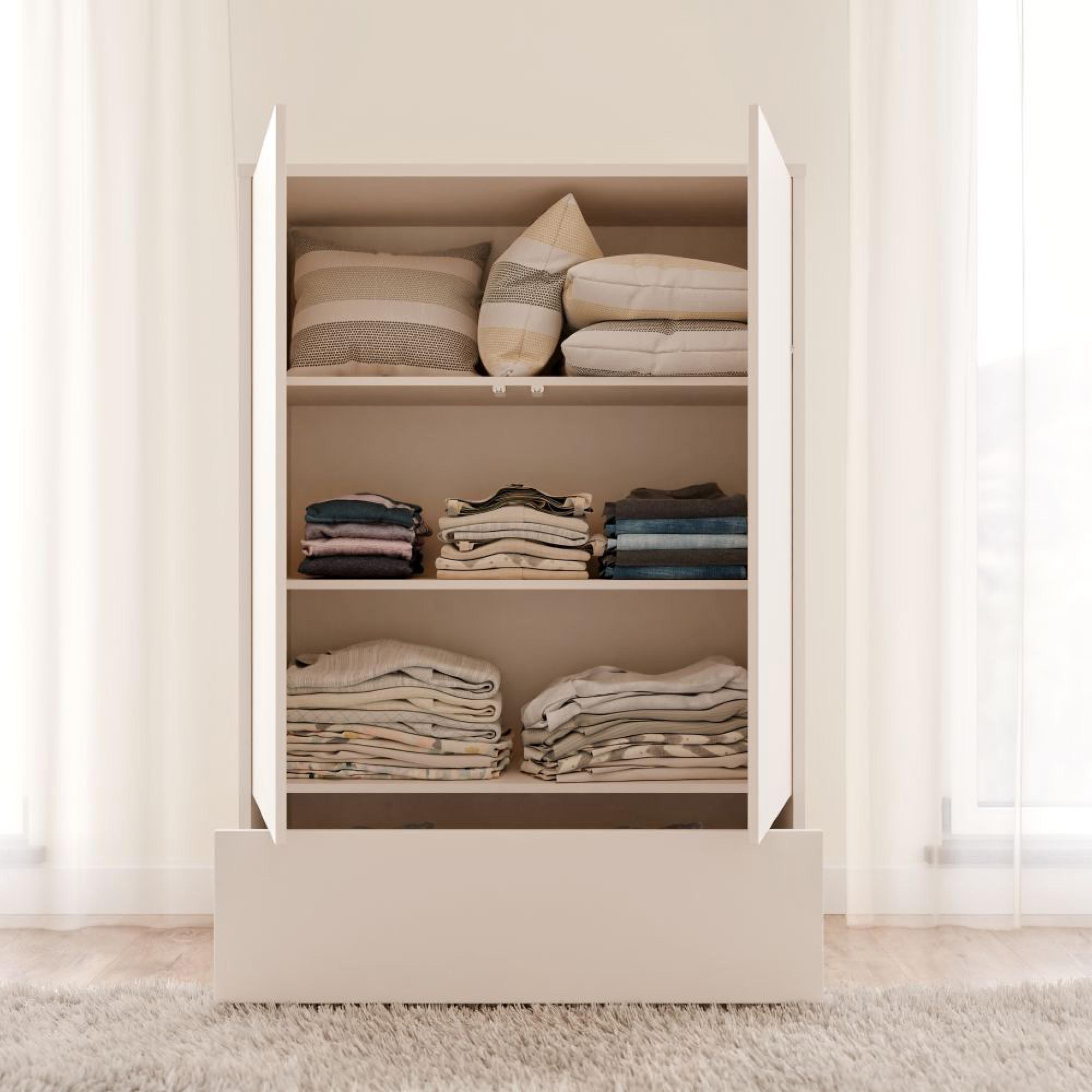 Alice Springs Wardrobe - 2 Door - 1 Drawer - Sand