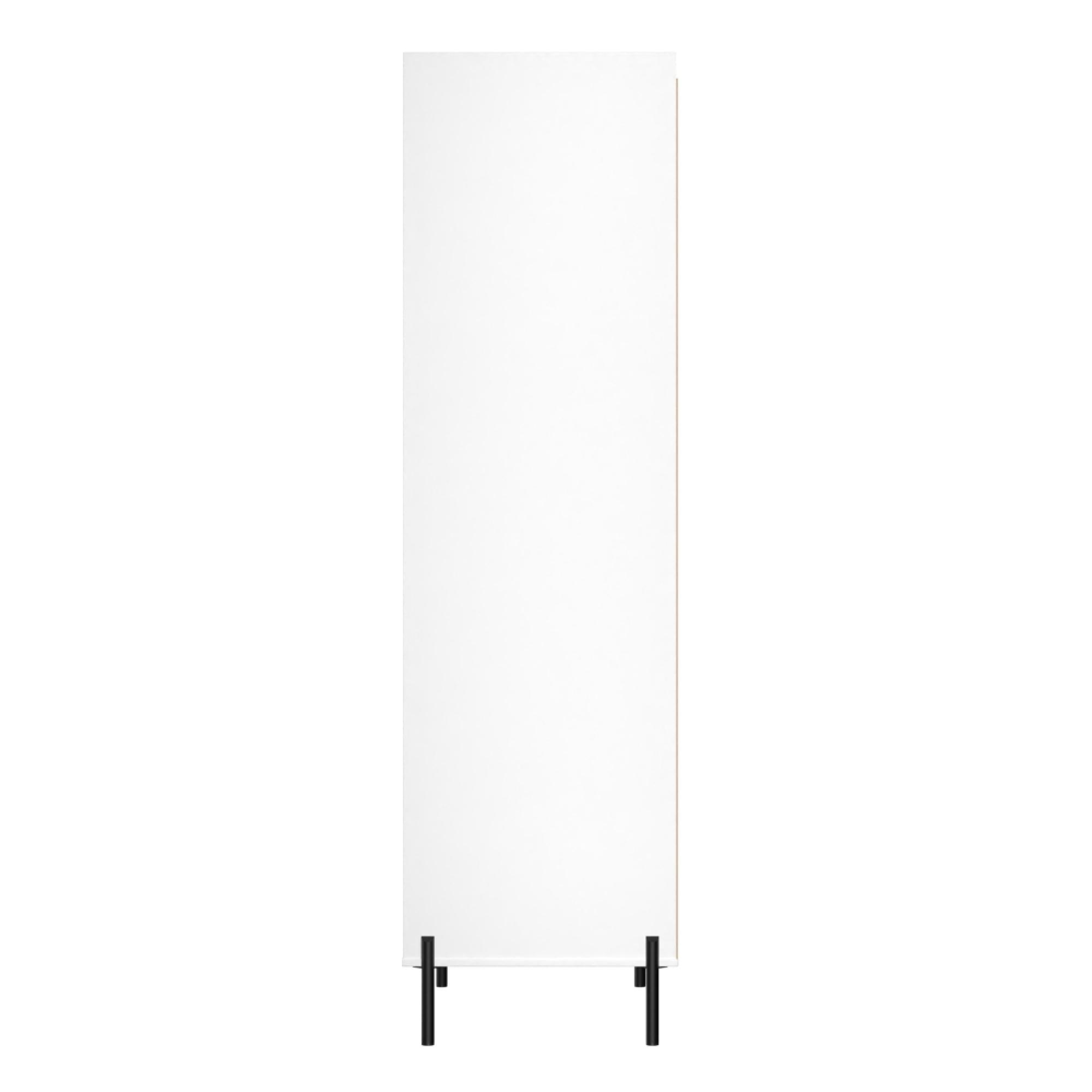 Osaka Wardrobe - 2 Door - Tall - White Matt Fluted