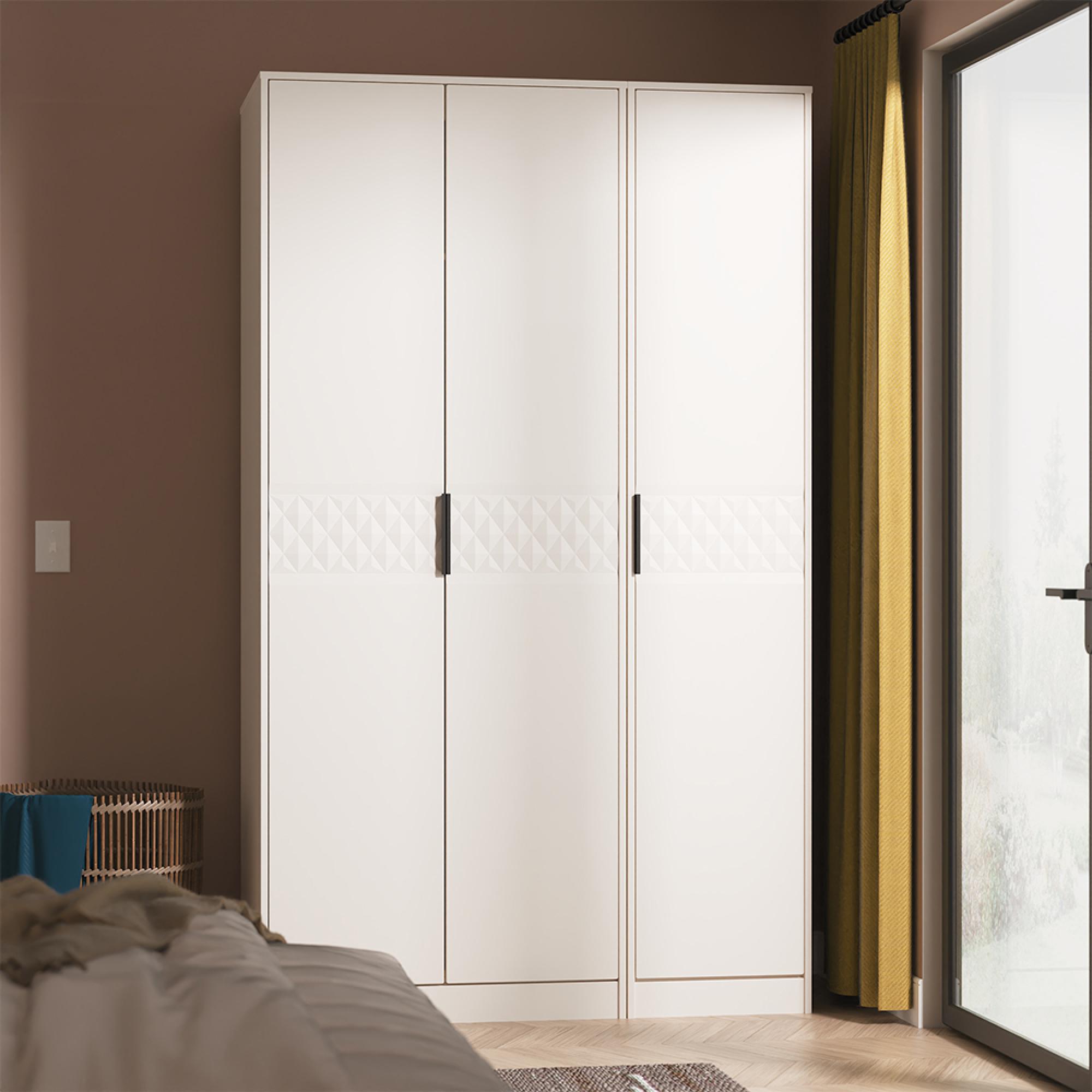 Harlequin Wardrobe - 3 Door - Triple Robe - Kashmir Matt