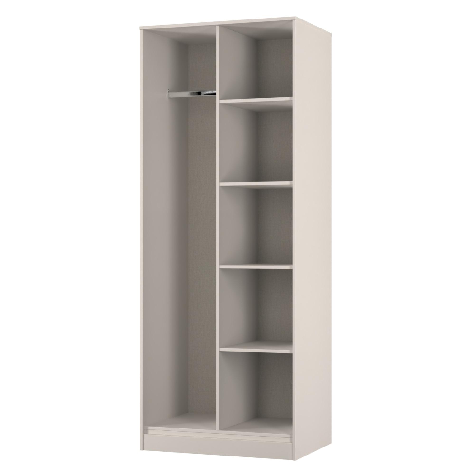 Harlequin Front Open Shelf Wardrobe - Kashmir Matt
