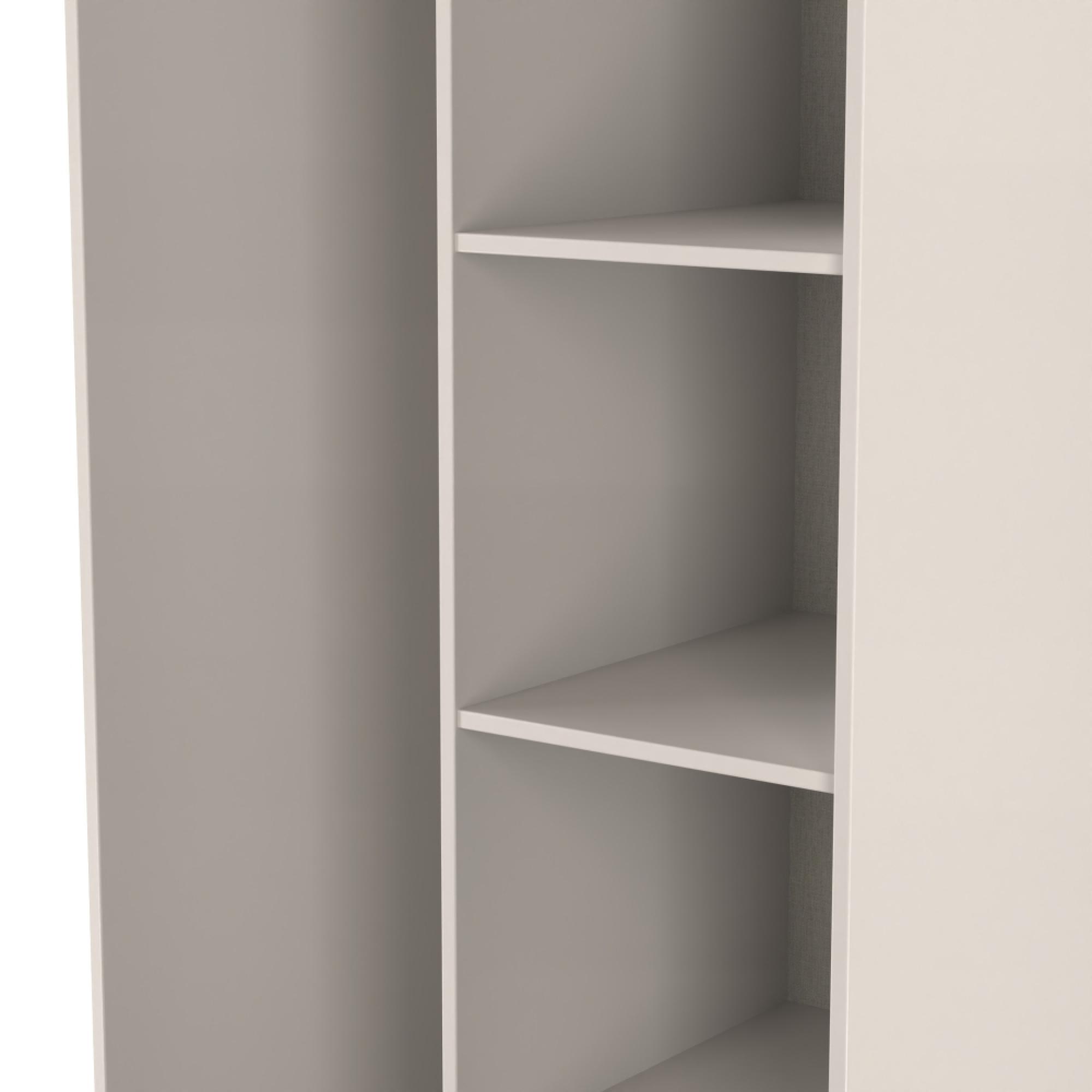 Harlequin Front Open Shelf Wardrobe - Kashmir Matt