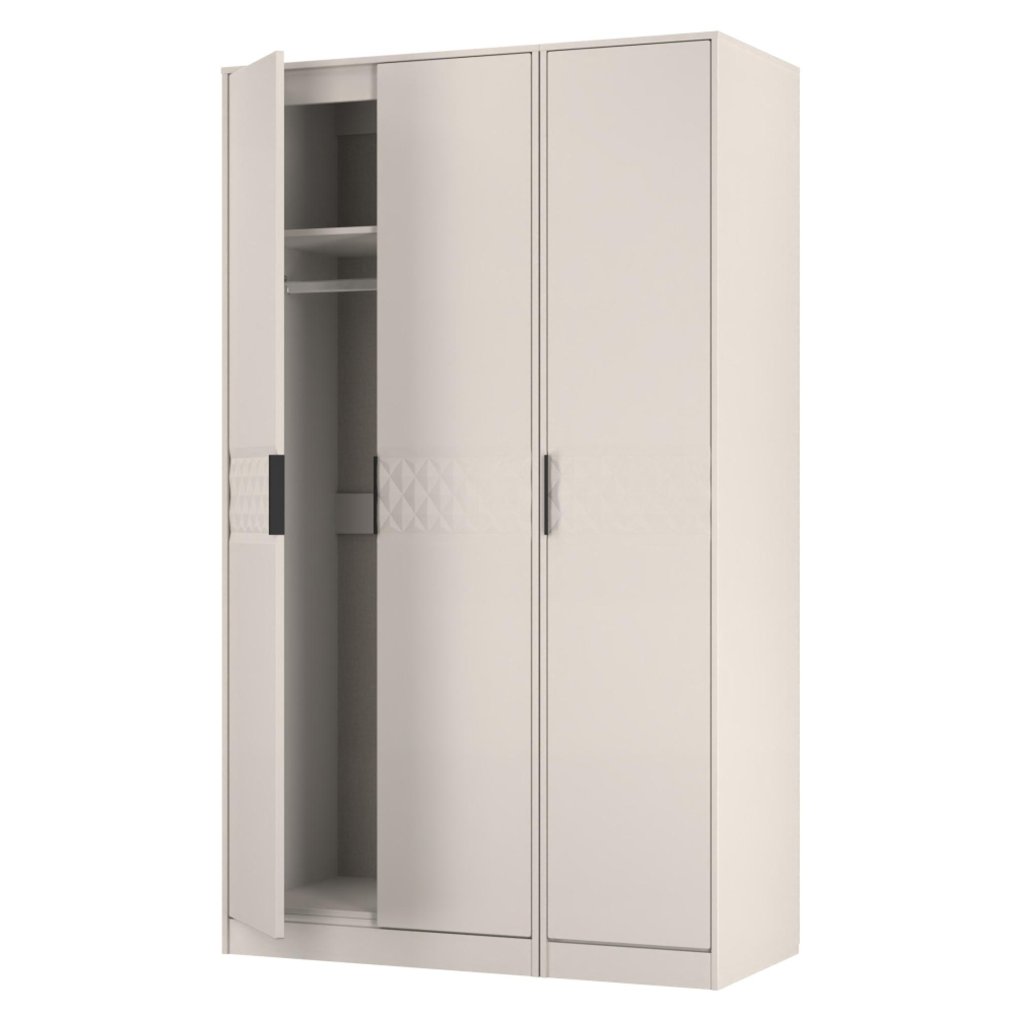 Harlequin Wardrobe - 3 Door - Triple Robe - Kashmir Matt