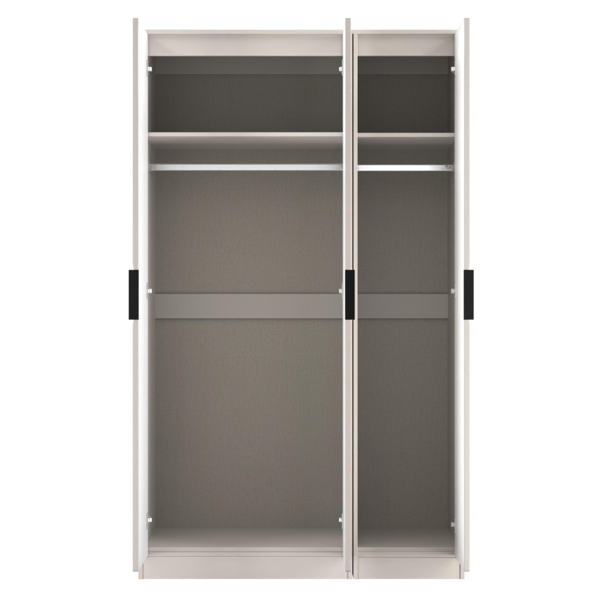 Harlequin Wardrobe - 3 Door - Triple Robe - Kashmir Matt