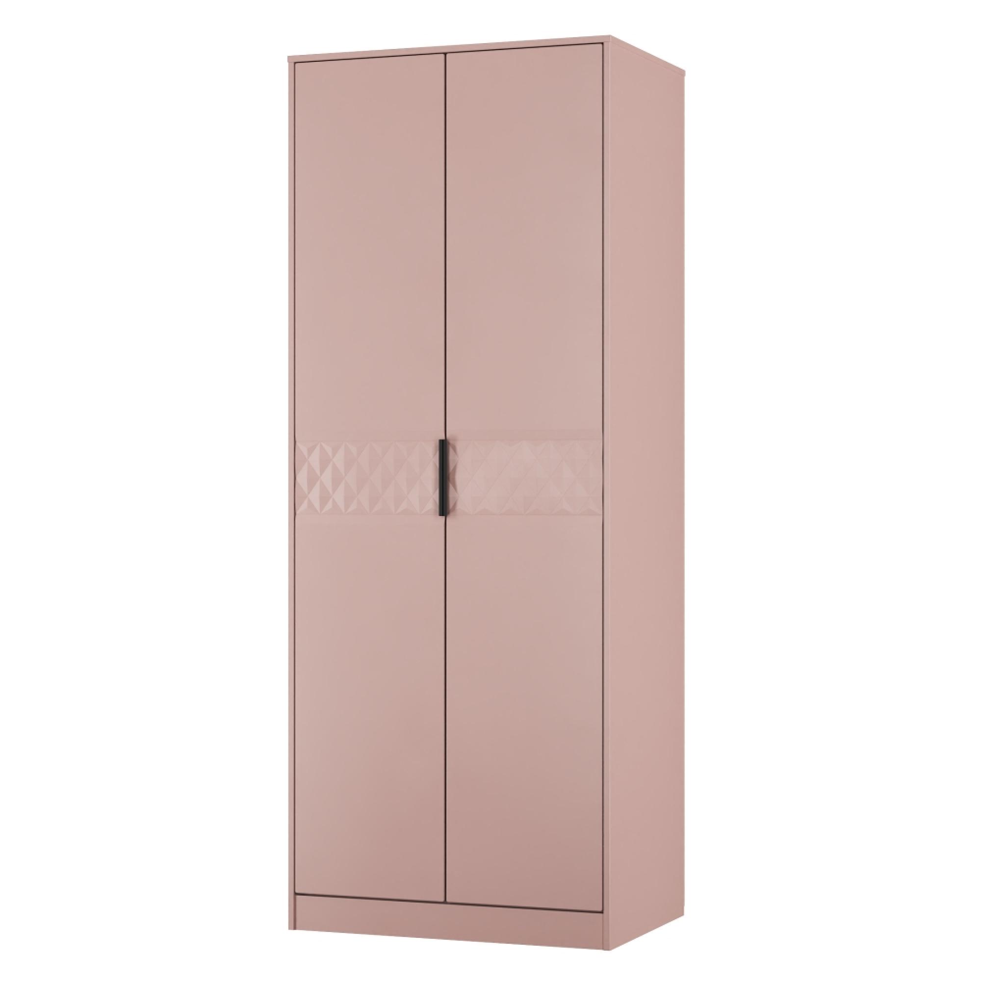 Harlequin Wardrobe - 2 Door - Tall - Kobe Pink