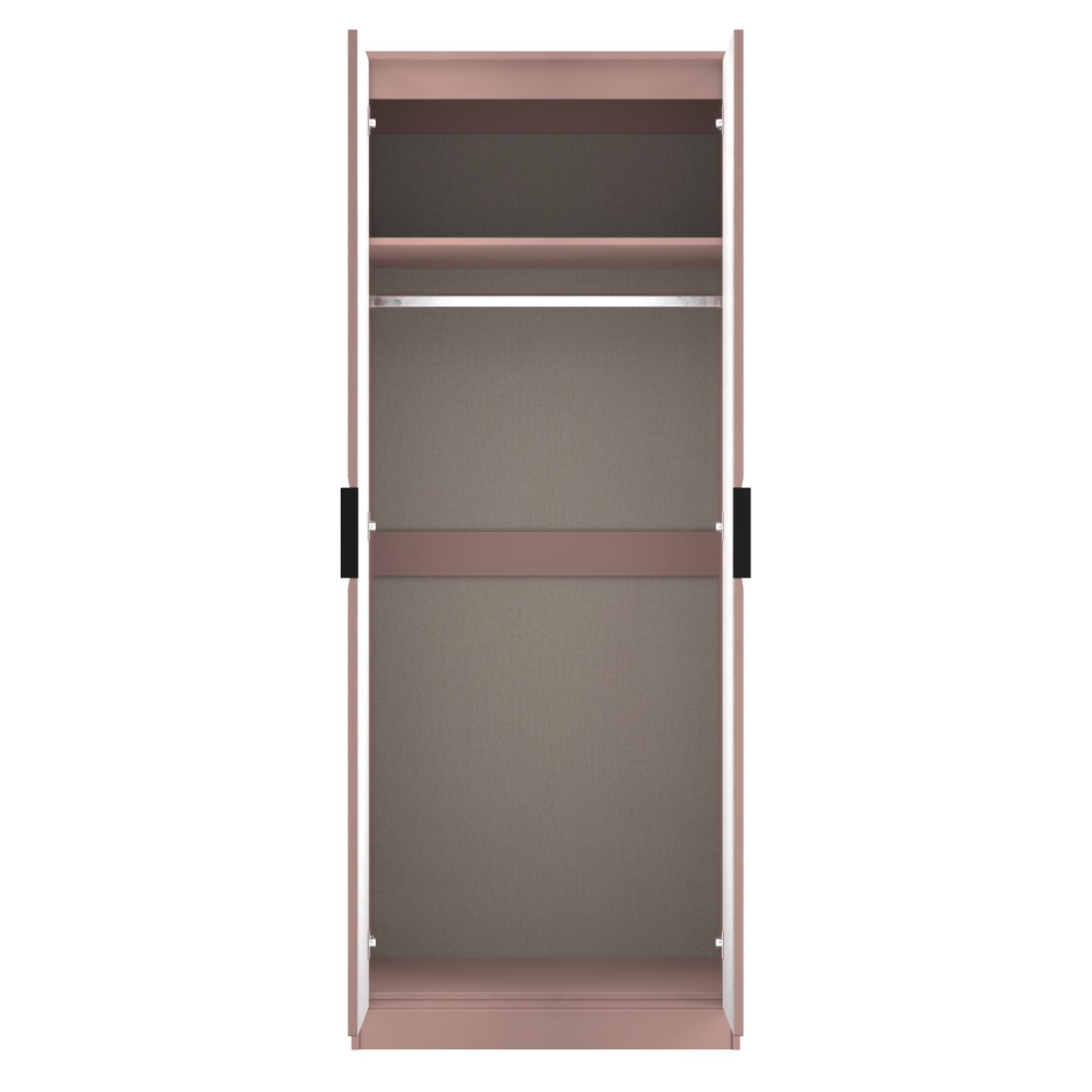 Harlequin Wardrobe - 2 Door - Tall - Kobe Pink