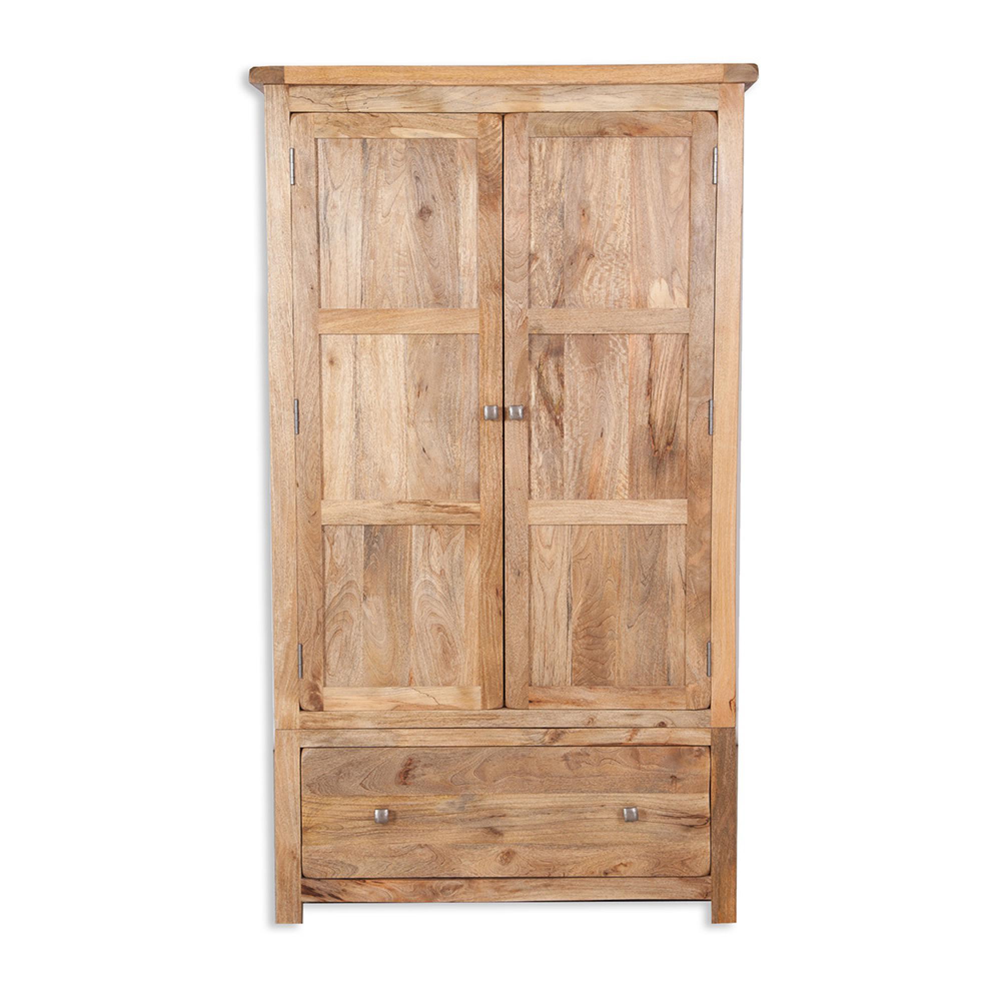 Odisha Wardrobe - 2 Door - Solid Mango Wood