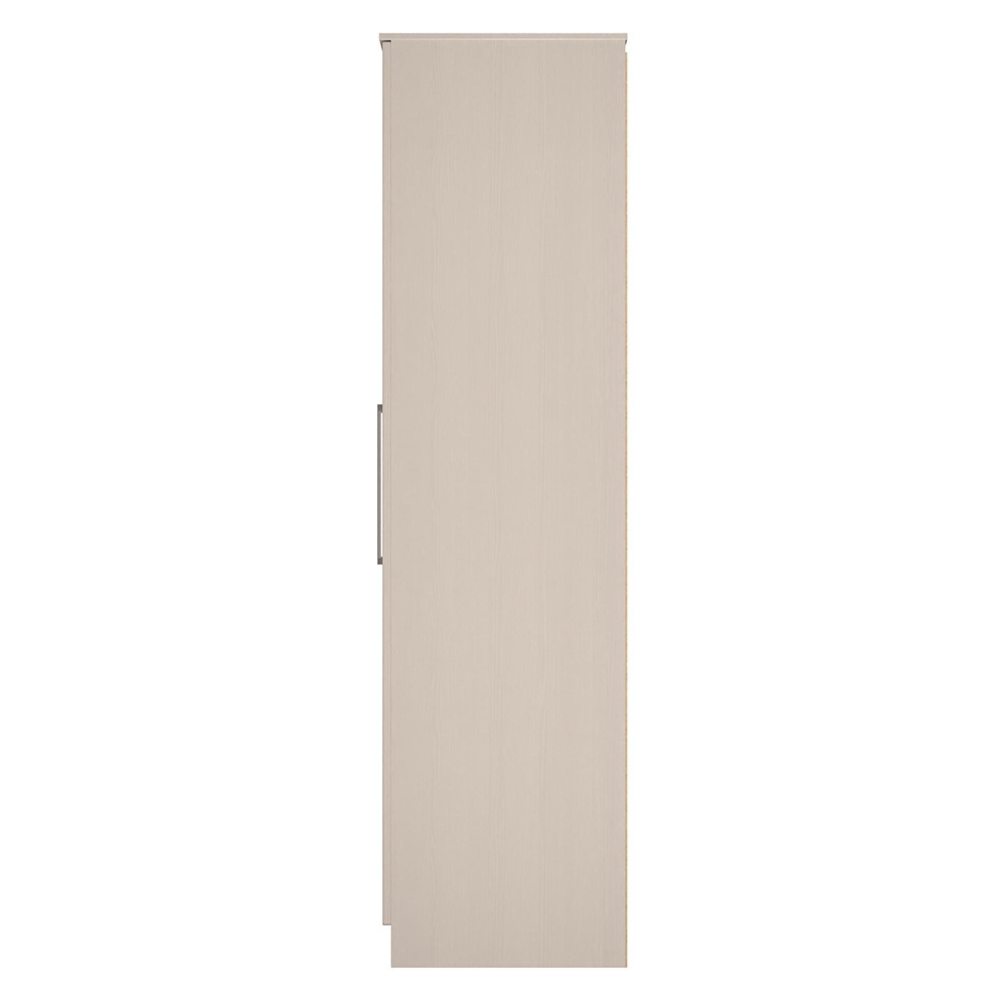 York Wardrobe - 2 Door - Plain - Tall - Cashmere