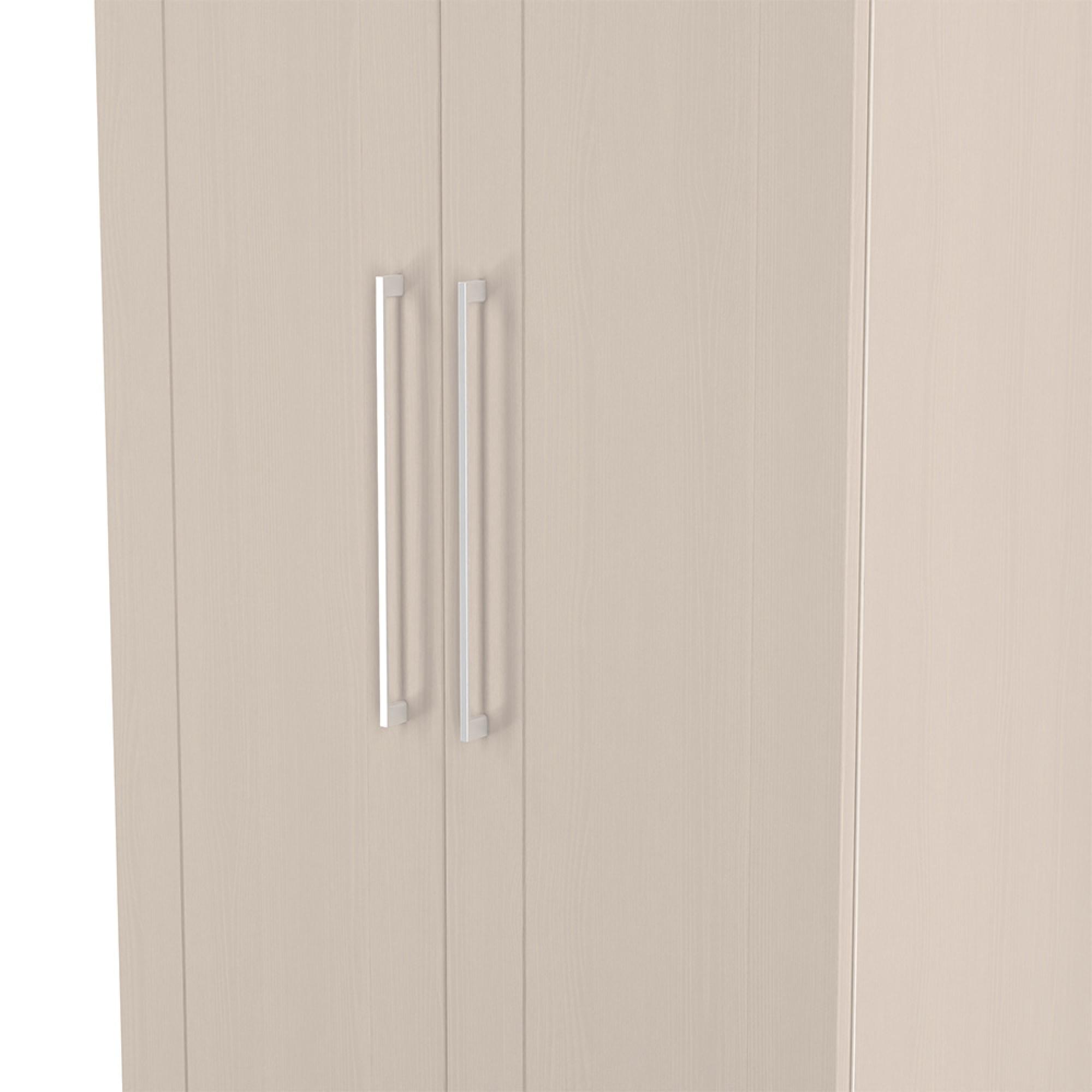 York Wardrobe - 2 Door - Plain - Tall - Cashmere