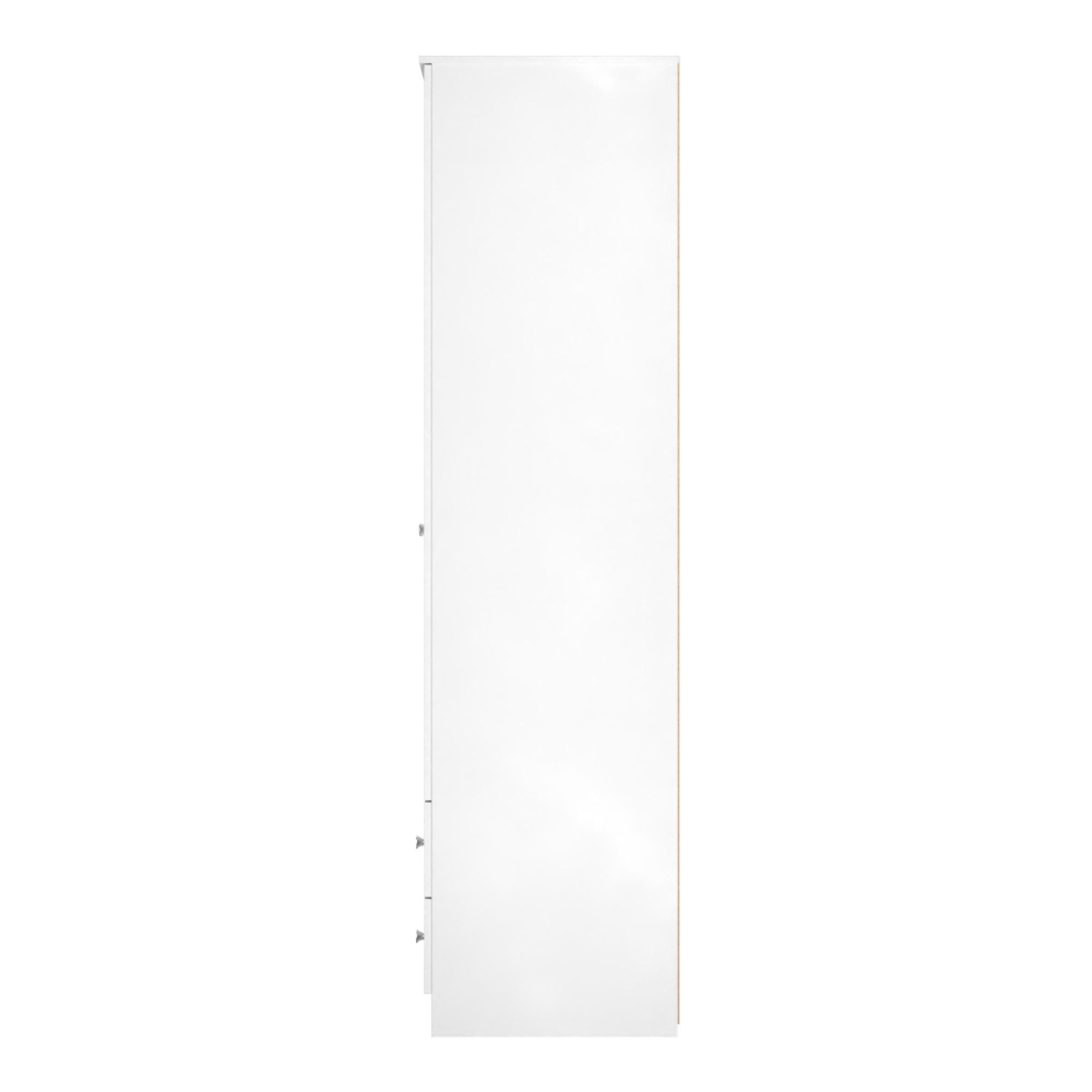 Yarmouth Wardrobe - 2 Door - 2 Drawer - Tall - White Matt
