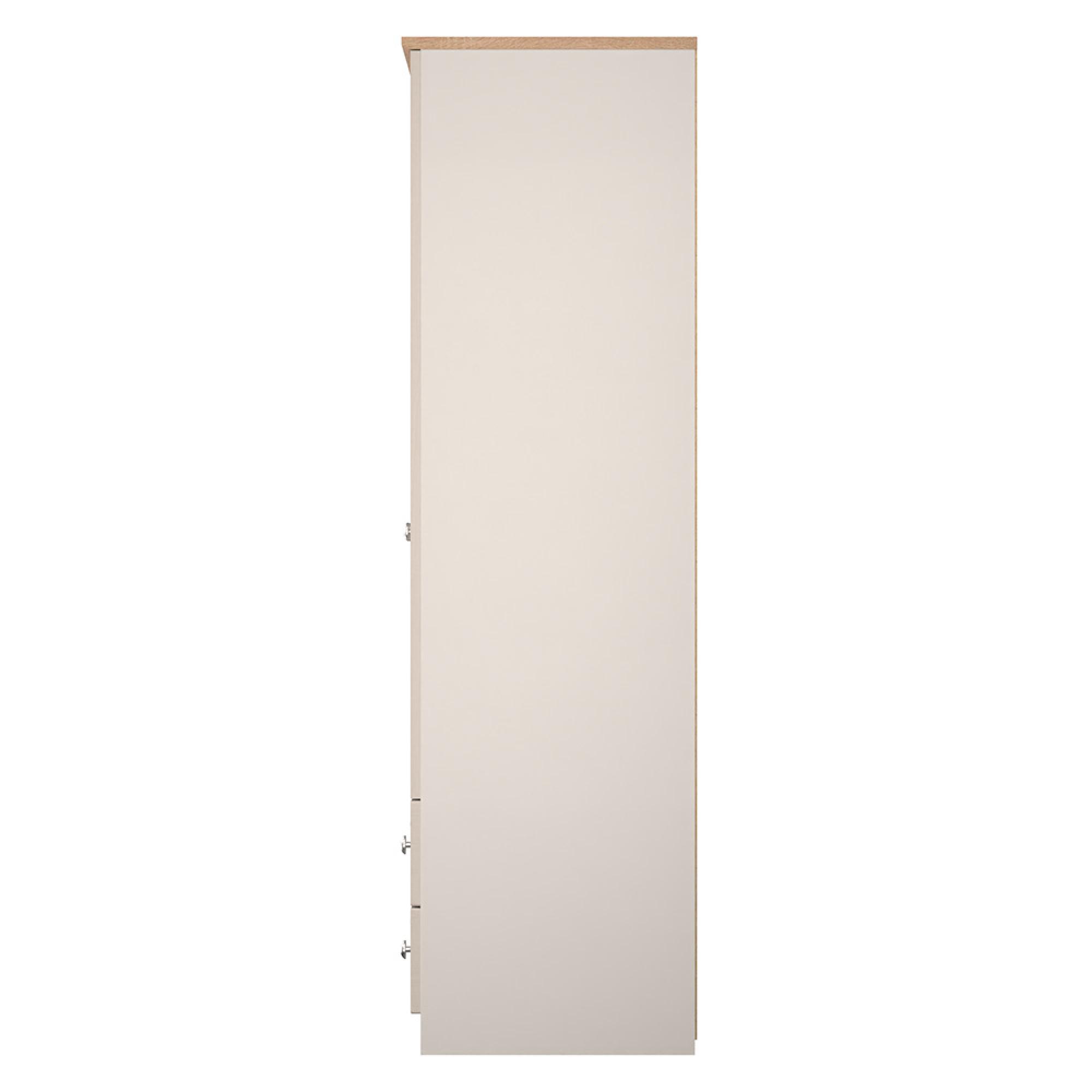 Sussex Wardrobe - 2 Door - 2 Drawer - Double - Cashmere and Oak