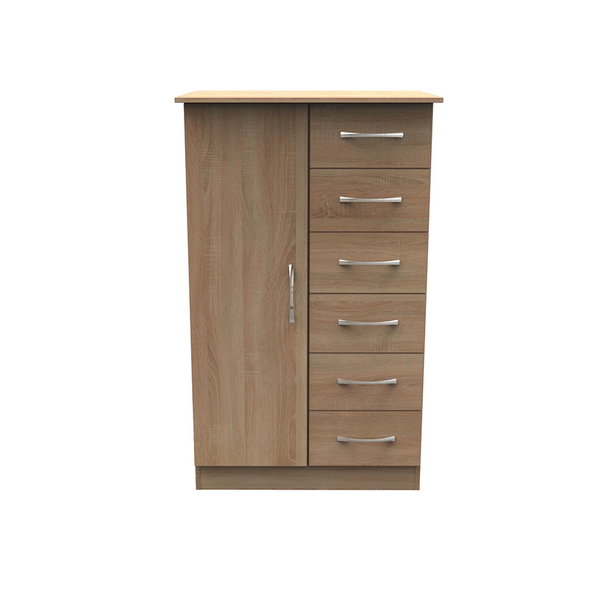 Avon Wardrobe - 1 Door - Midi - Oak