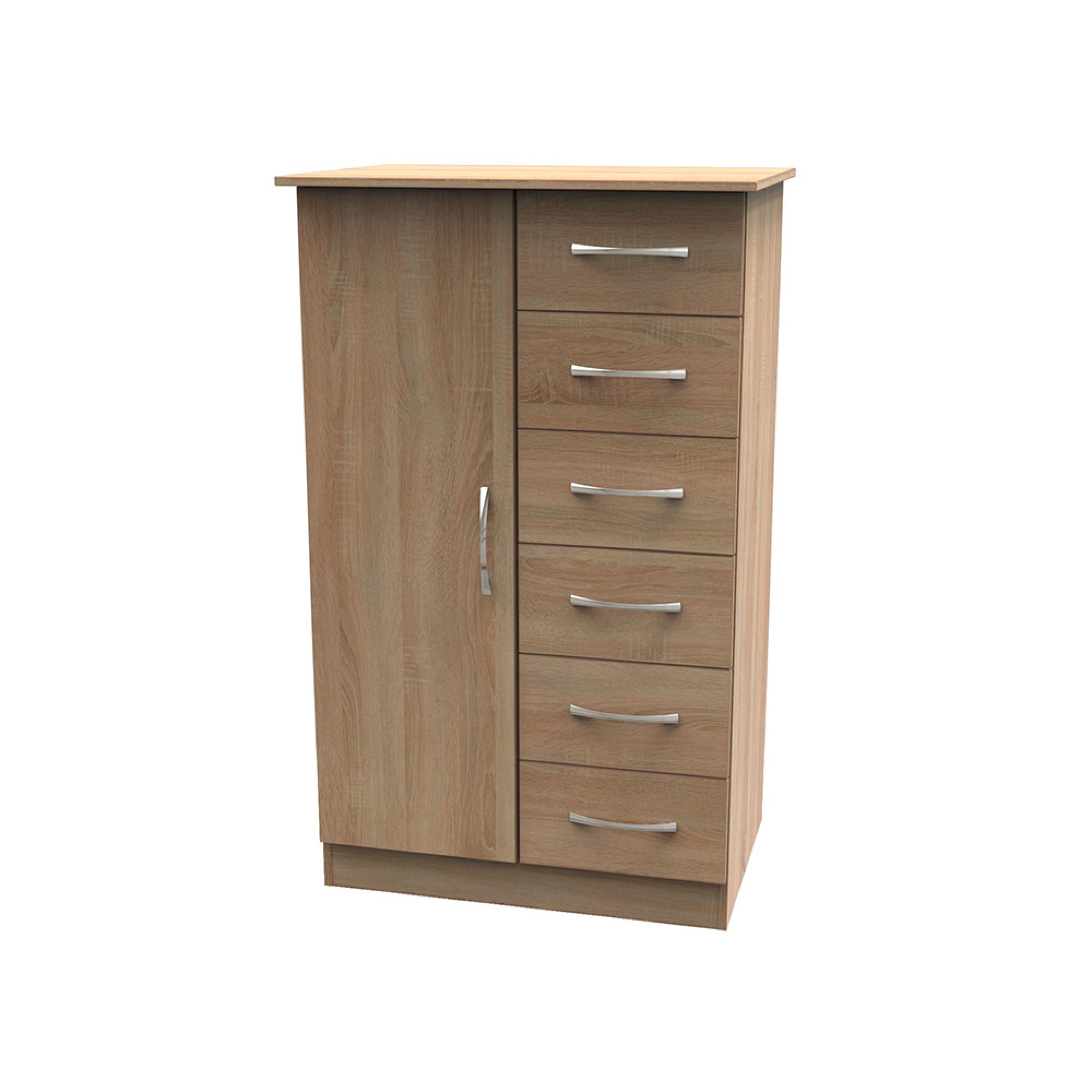 Avon Wardrobe - 1 Door - Midi - Oak