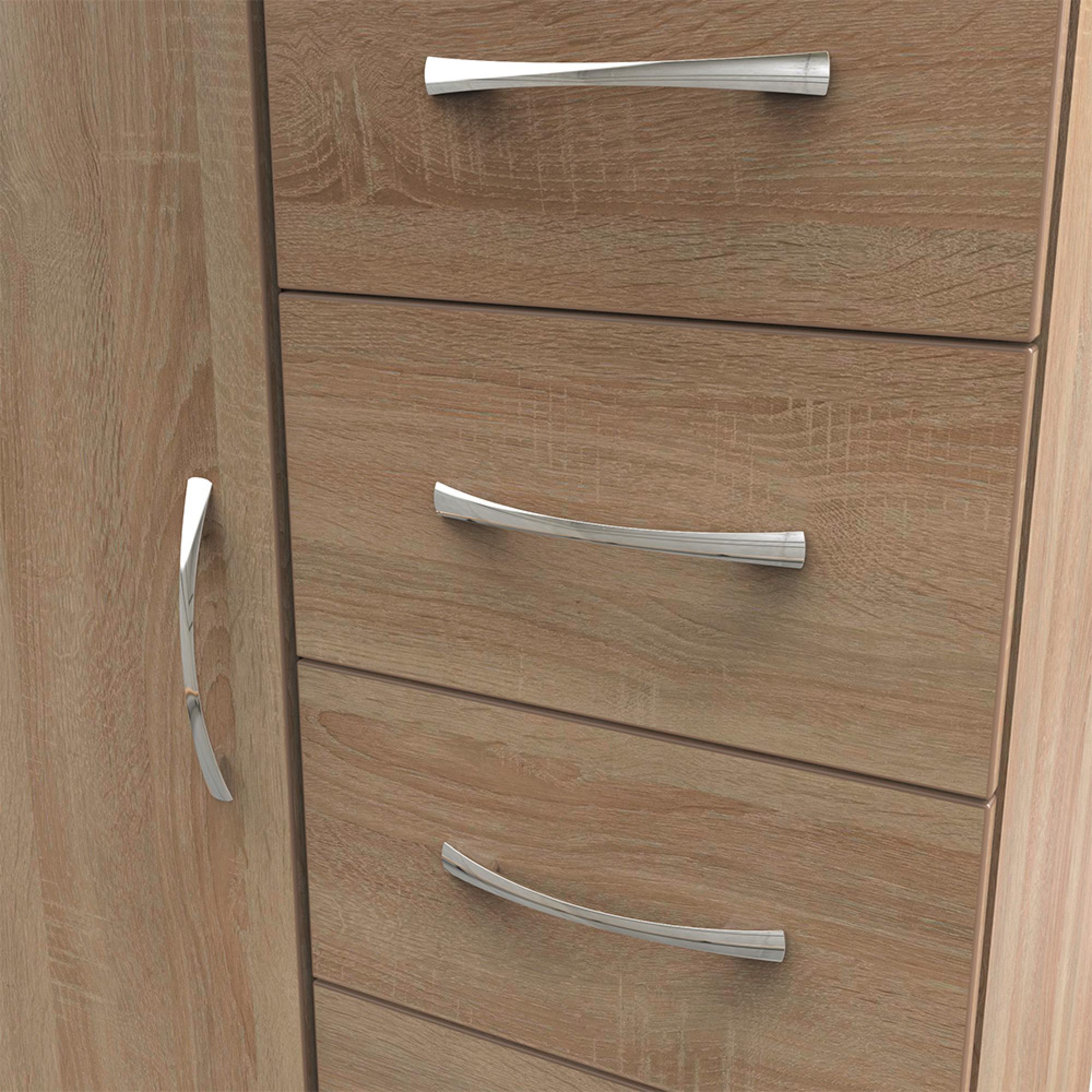 Avon Wardrobe - 1 Door - Midi - Oak