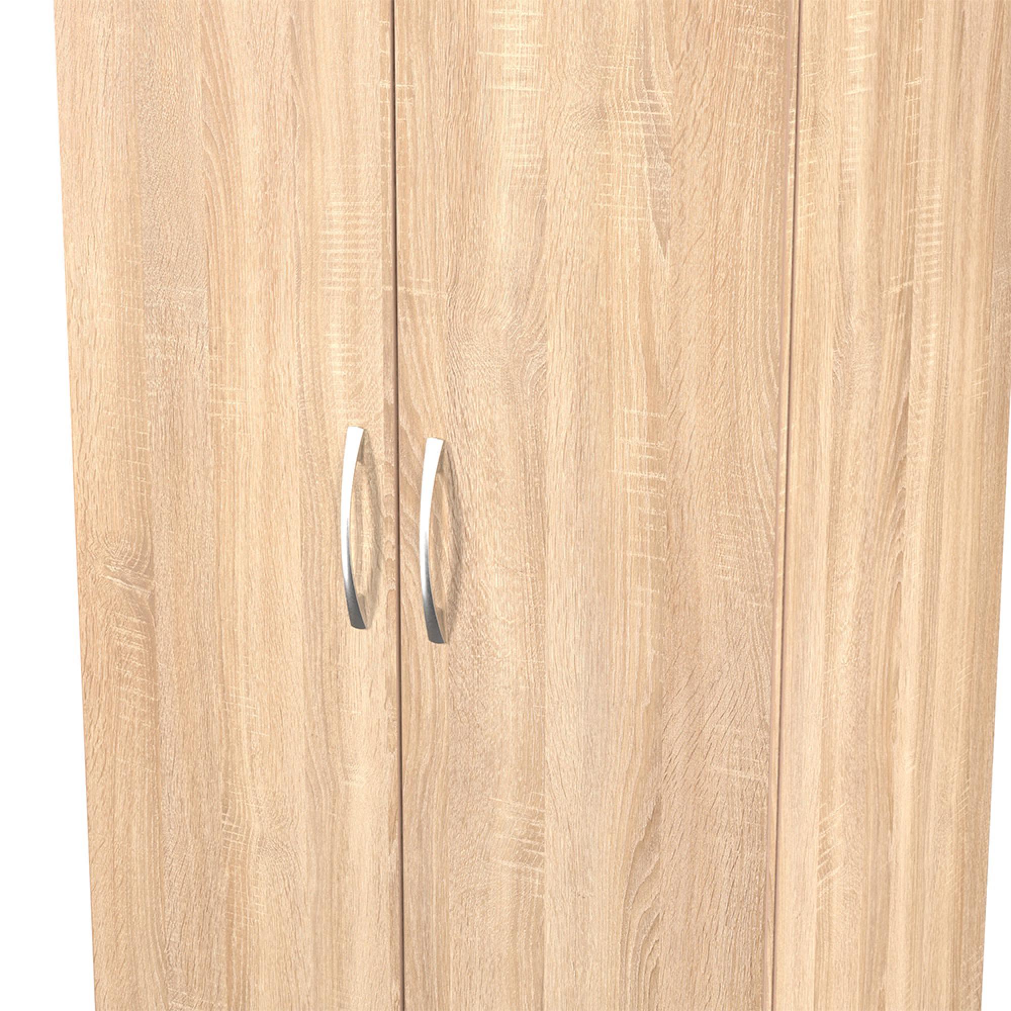 Avon Wardrobe - 2 Door - Plain - Oak