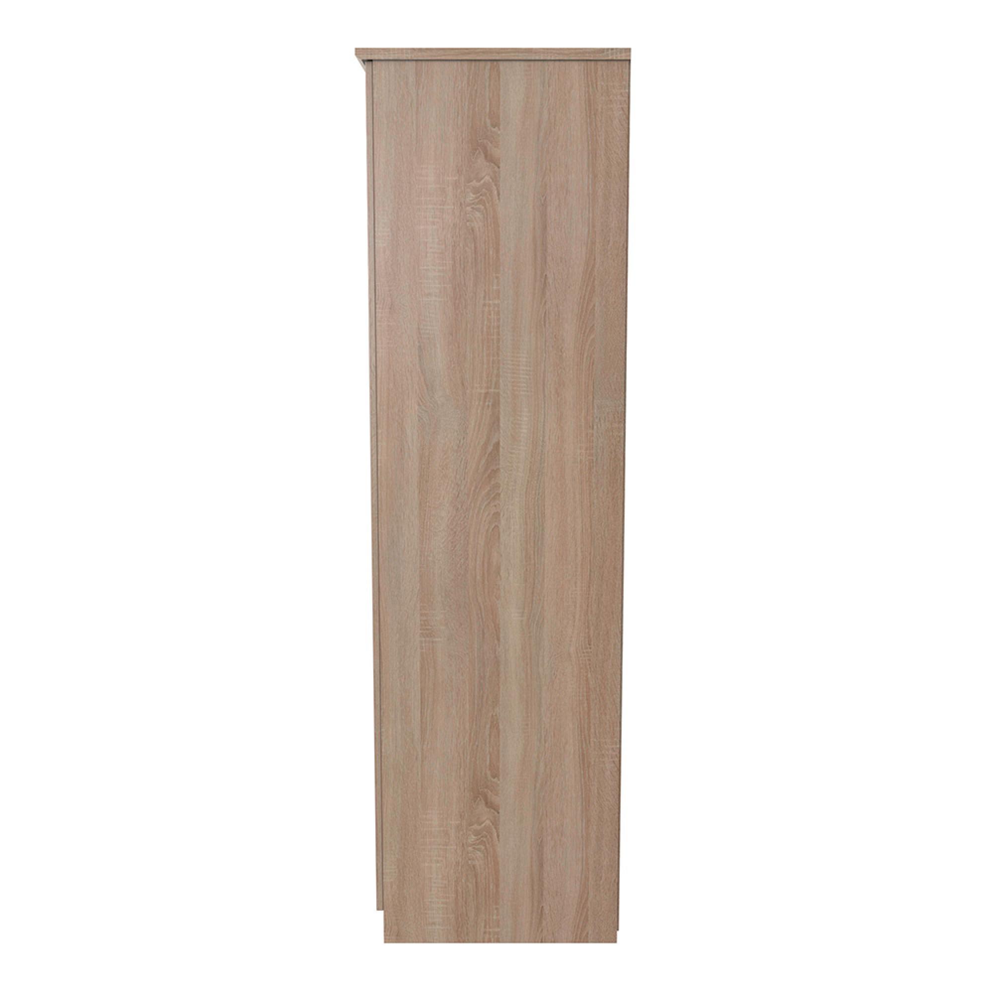 Avon Wardrobe - 2 Door - RHF 3 Drawers - Oak