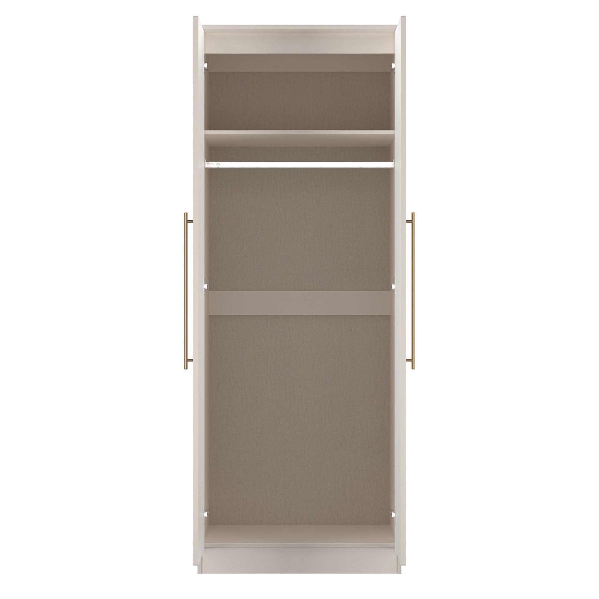 Haworth Wardrobe - 2 Door - Plain - Tall - Cashmere